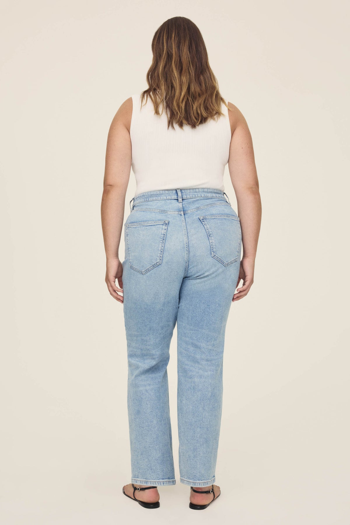 Women's Plus Straight Leg Blue Jean