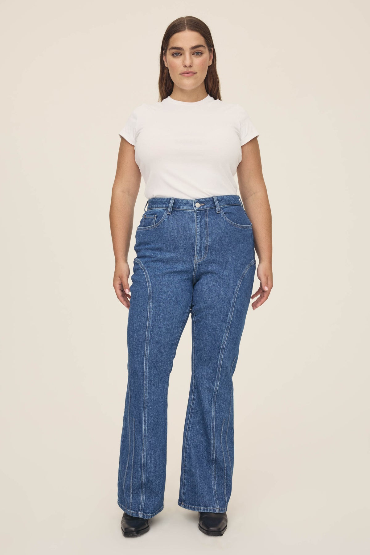 Women's Plus Flare Blue Jean