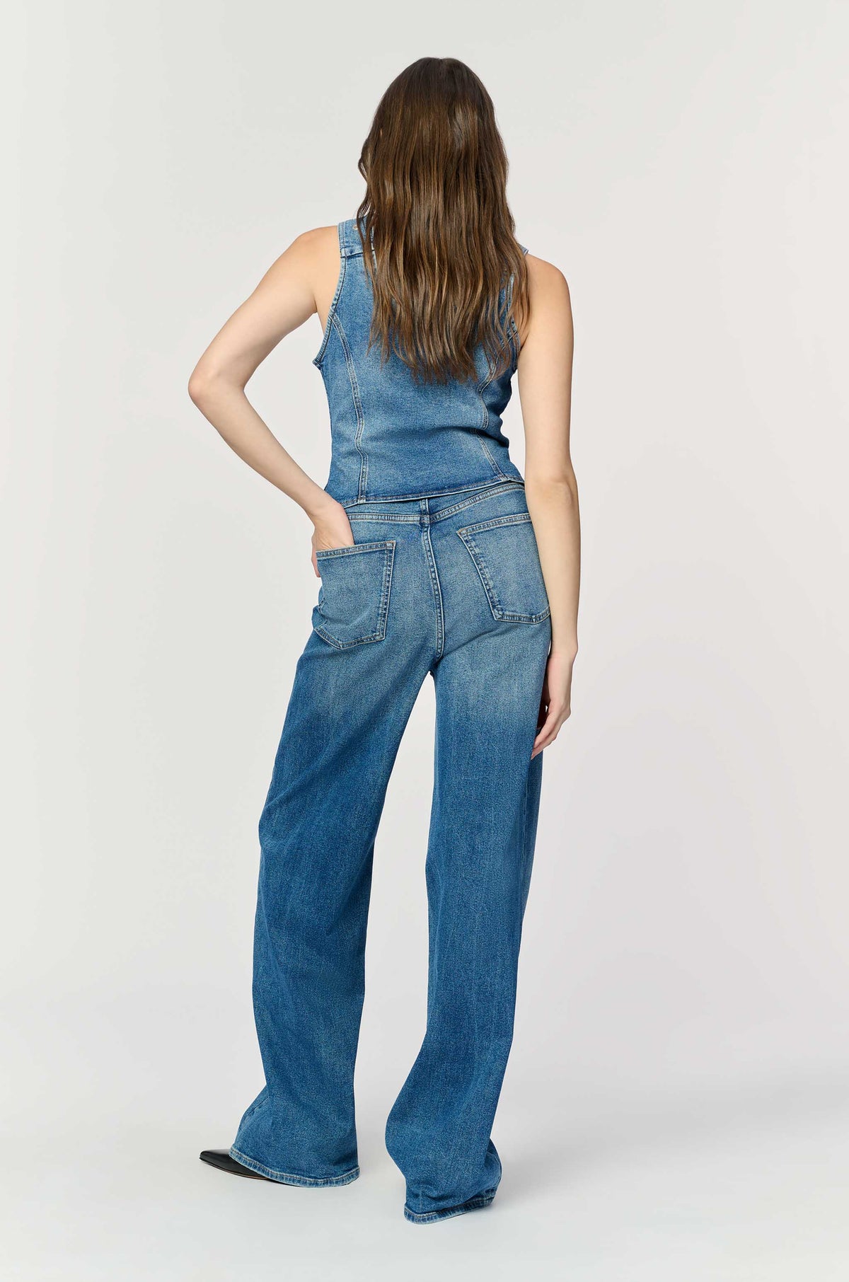 JNB - DENIM VEST | ROCKAWAY