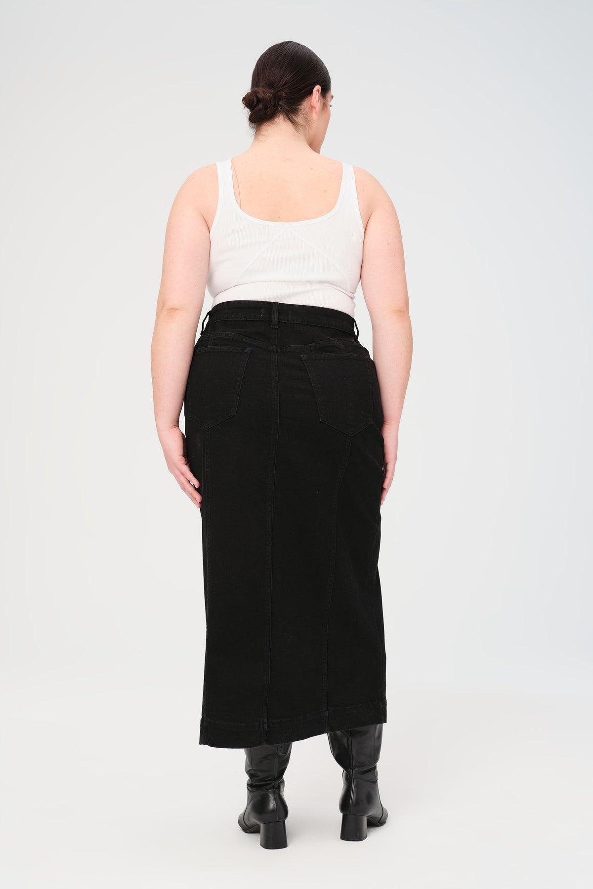 SMX PLUS - DENIM MAXI SKIRT | VENTURA