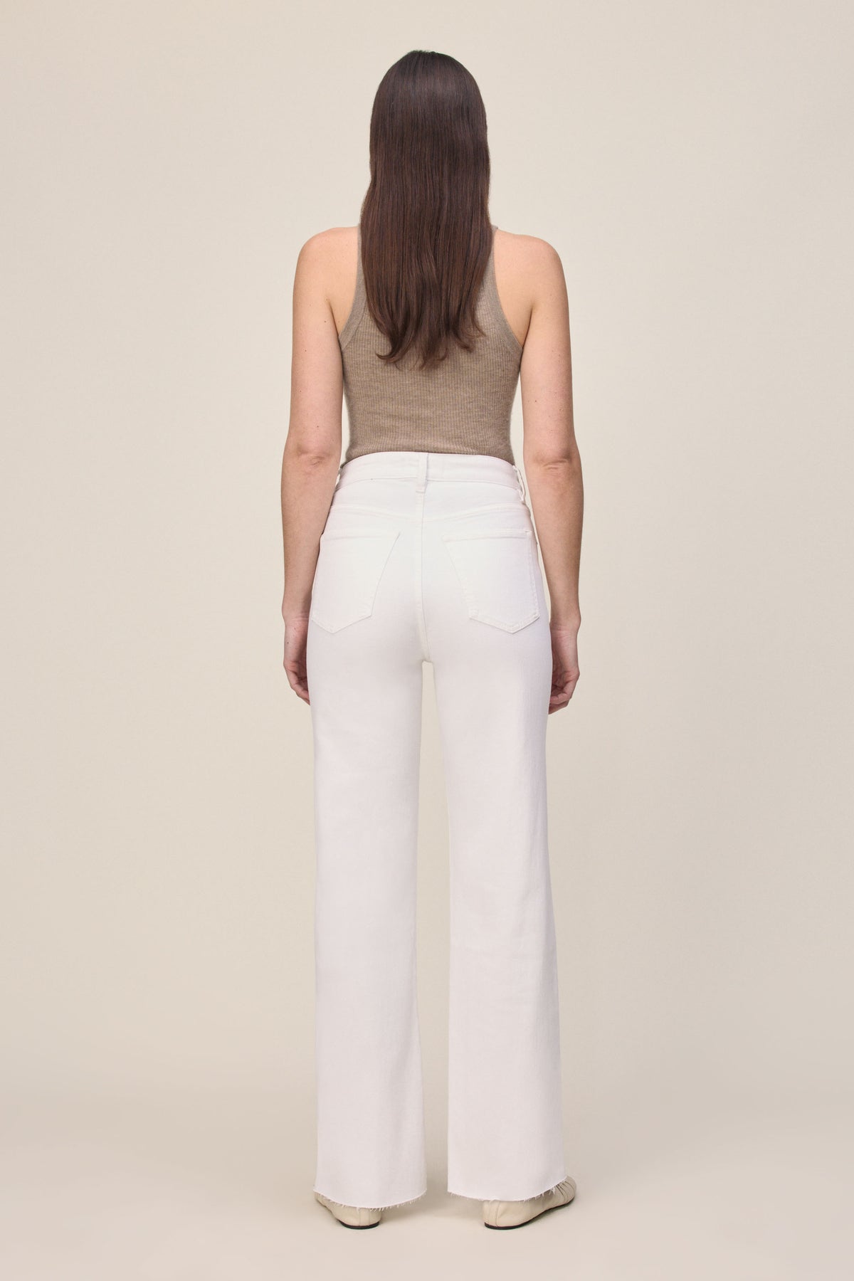 Women's Straight Leg White Jean