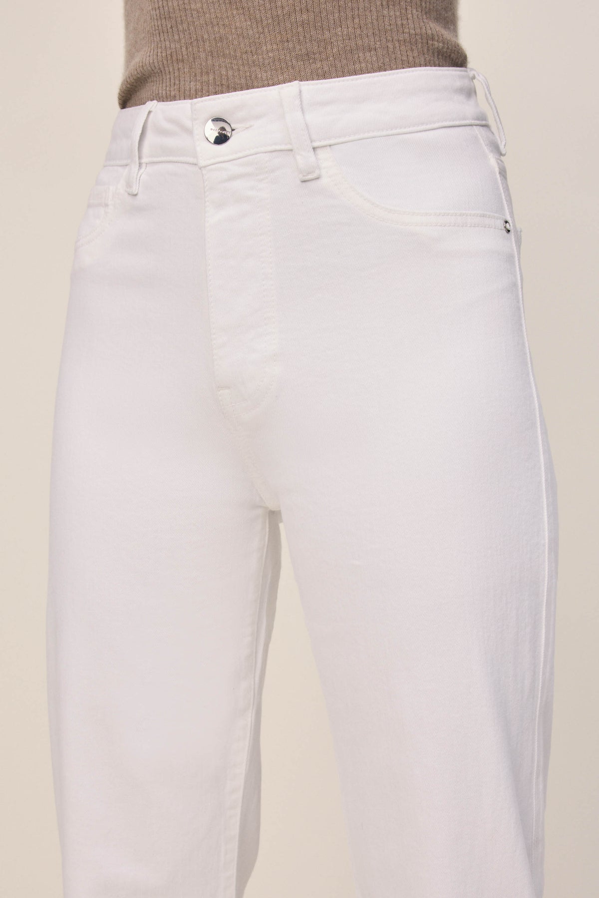 Women's Straight Leg White Jean