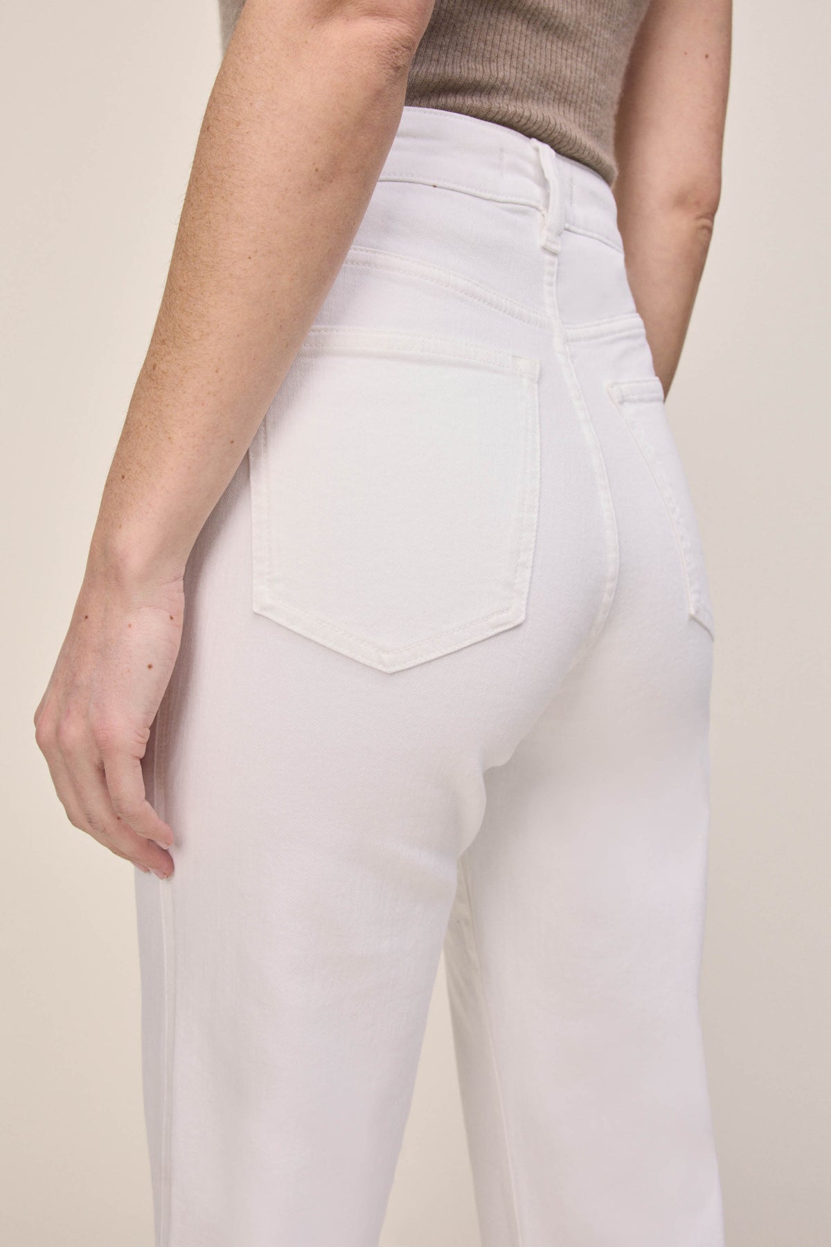 Women's Straight Leg White Jean