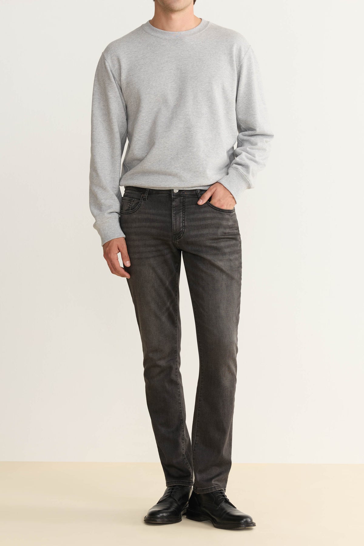 AMS - SLIM JEANS | FADED BLACK
