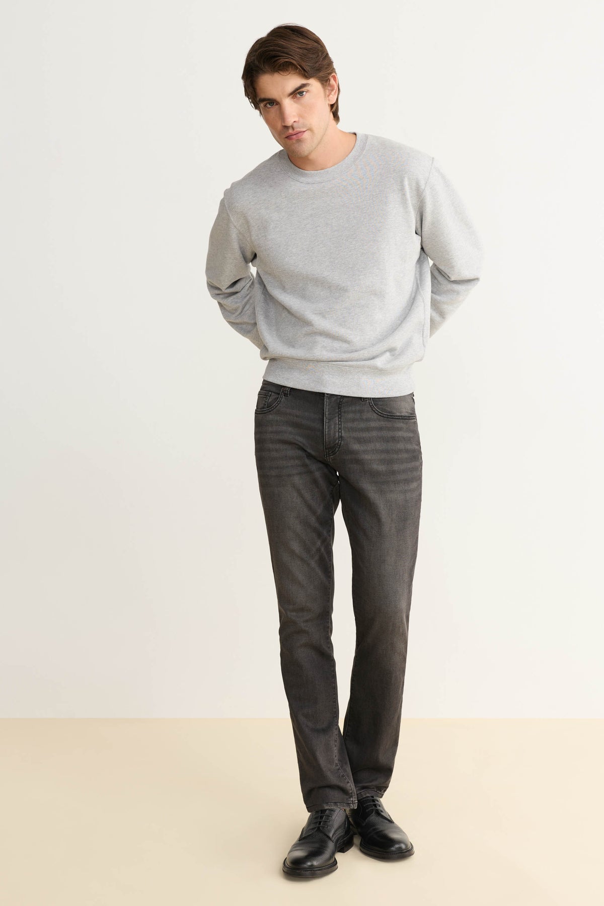 AMS - SLIM JEANS | FADED BLACK
