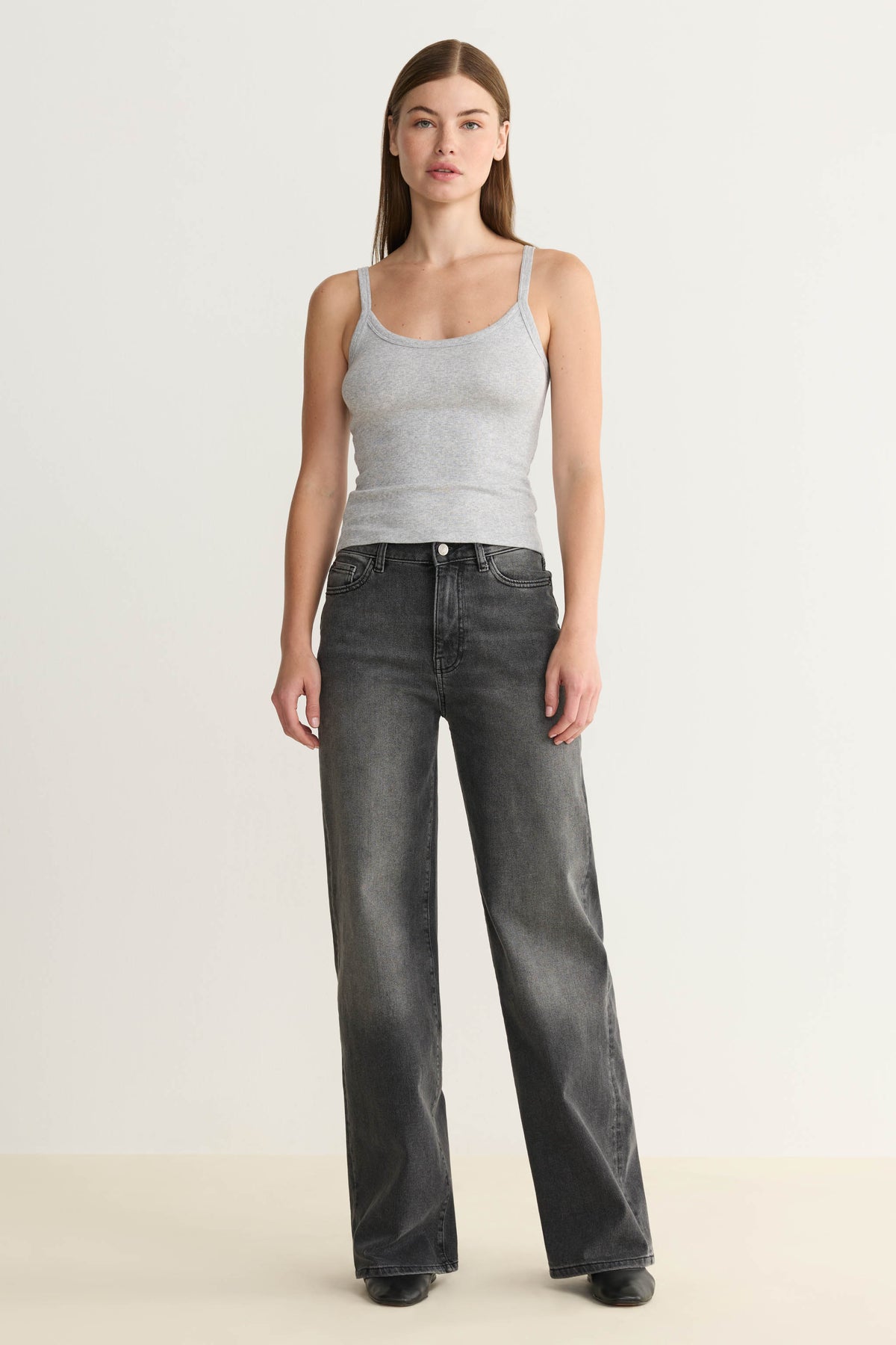 NCE - WIDE LEG JEANS | OVERCAST