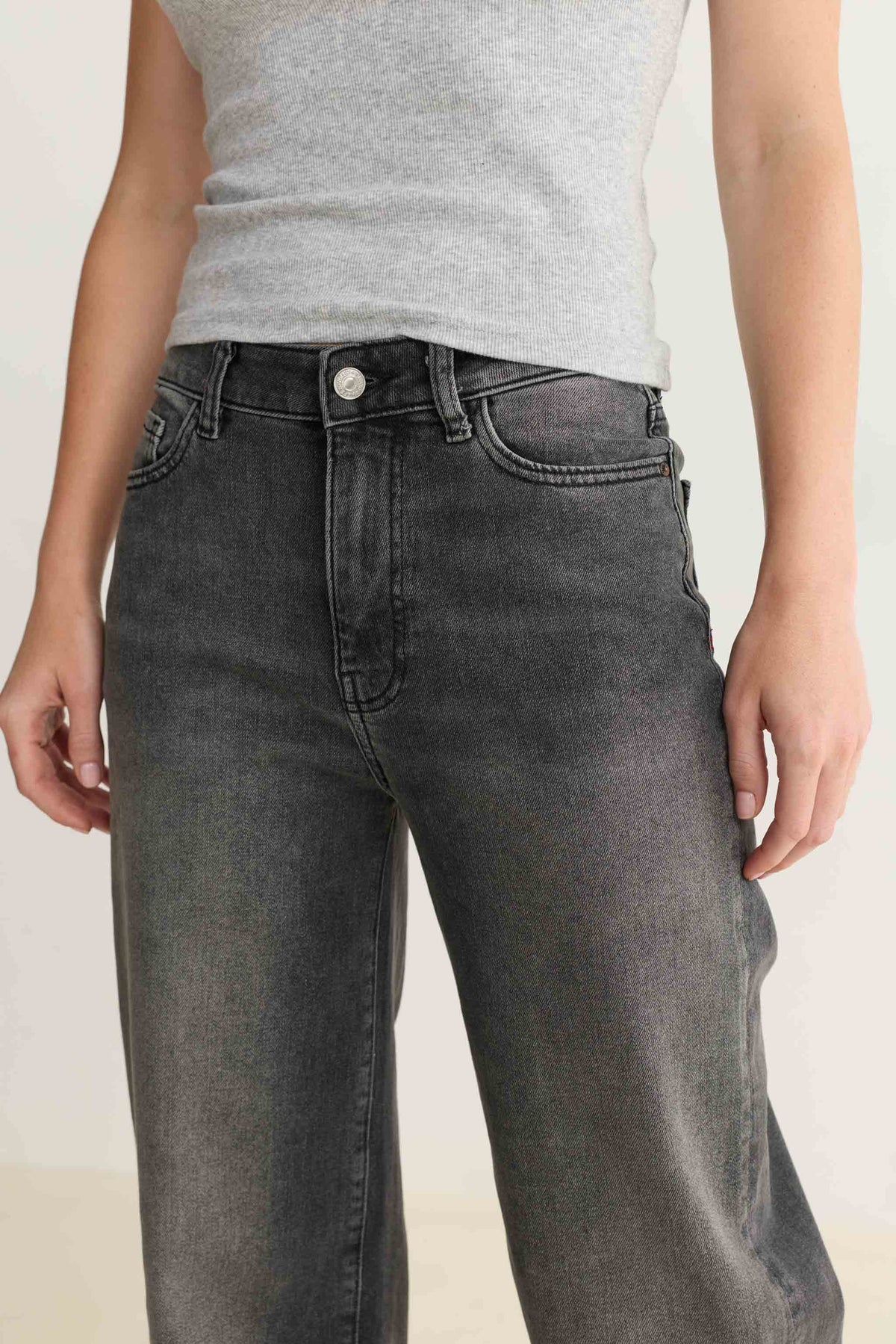 NCE - WIDE LEG JEANS | OVERCAST
