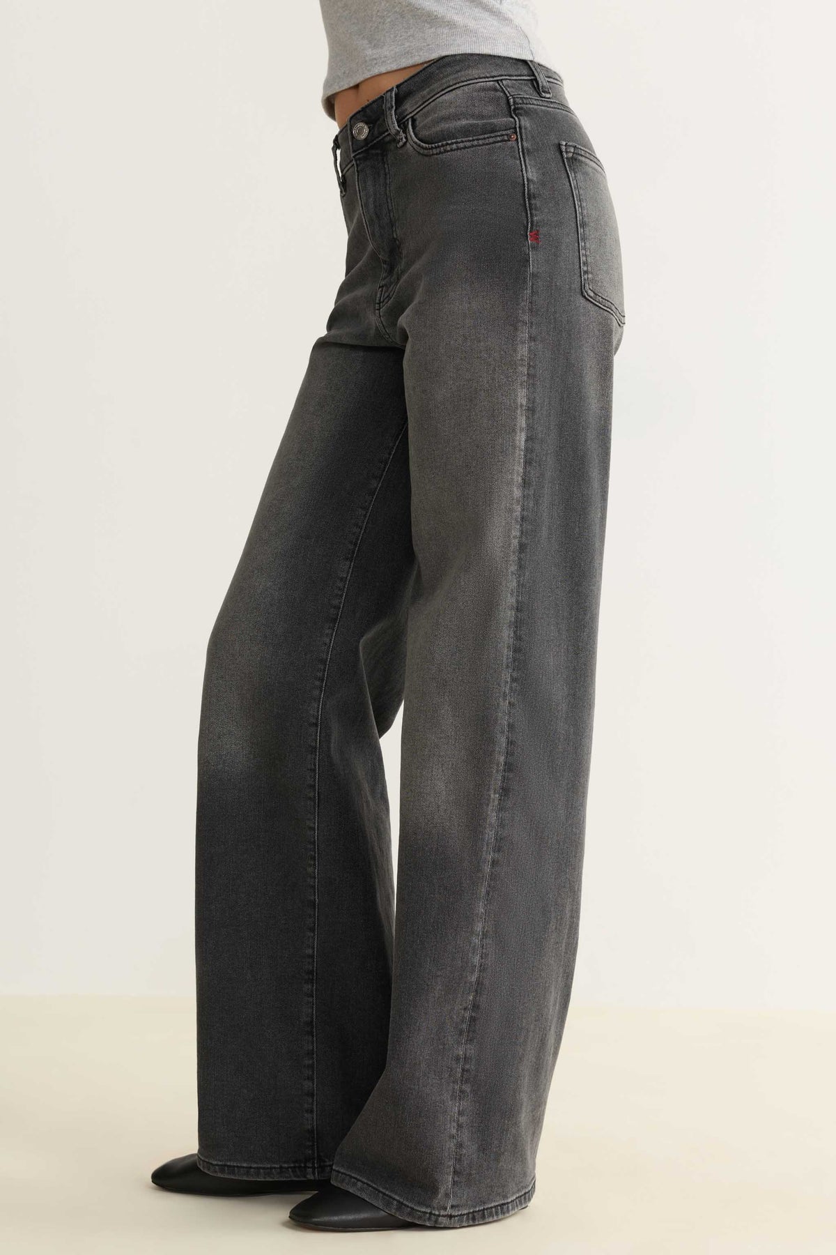 NCE - WIDE LEG JEANS | OVERCAST