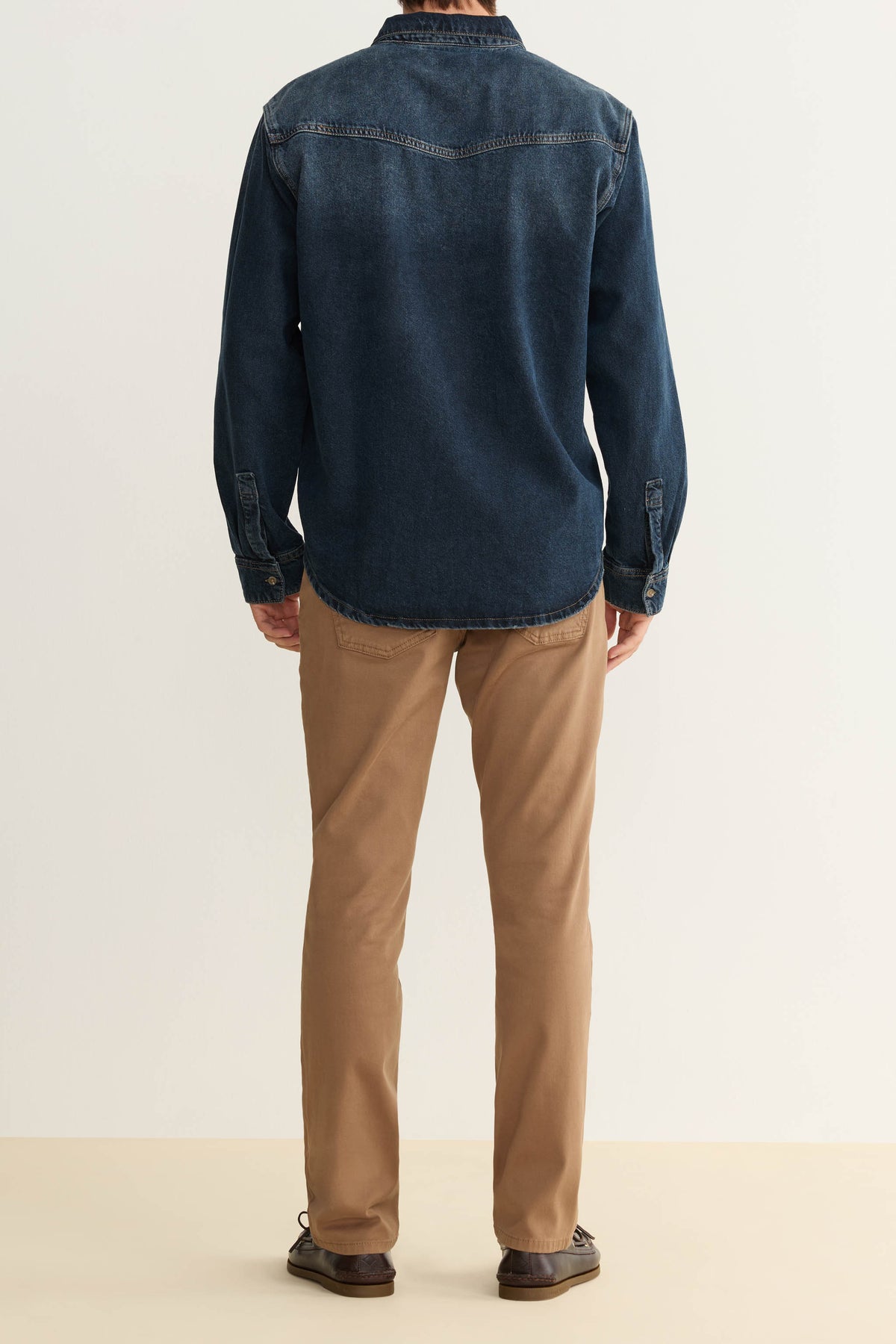 AMS - SLIM PANTS | SADDLE BROWN