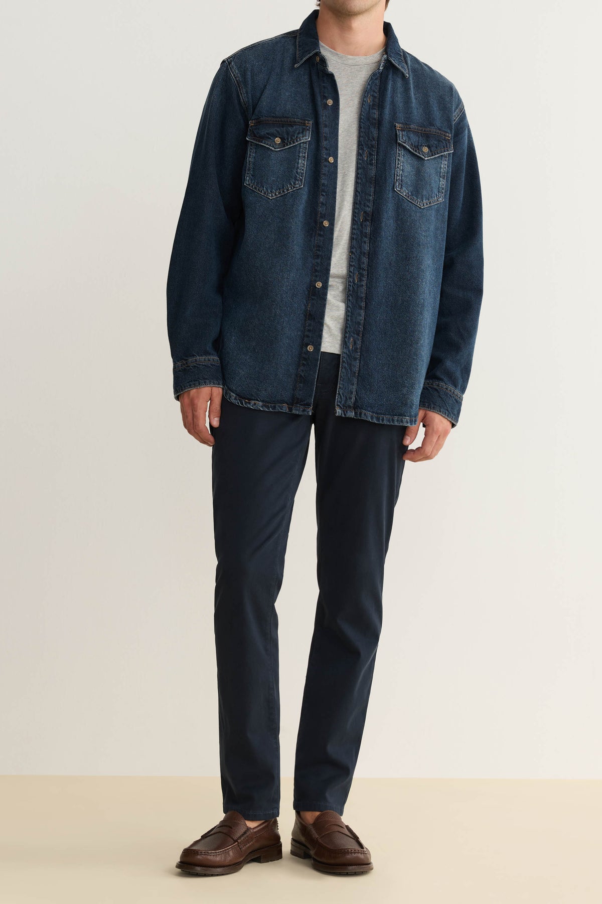 AMS - SLIM PANTS | CARBON BLUE