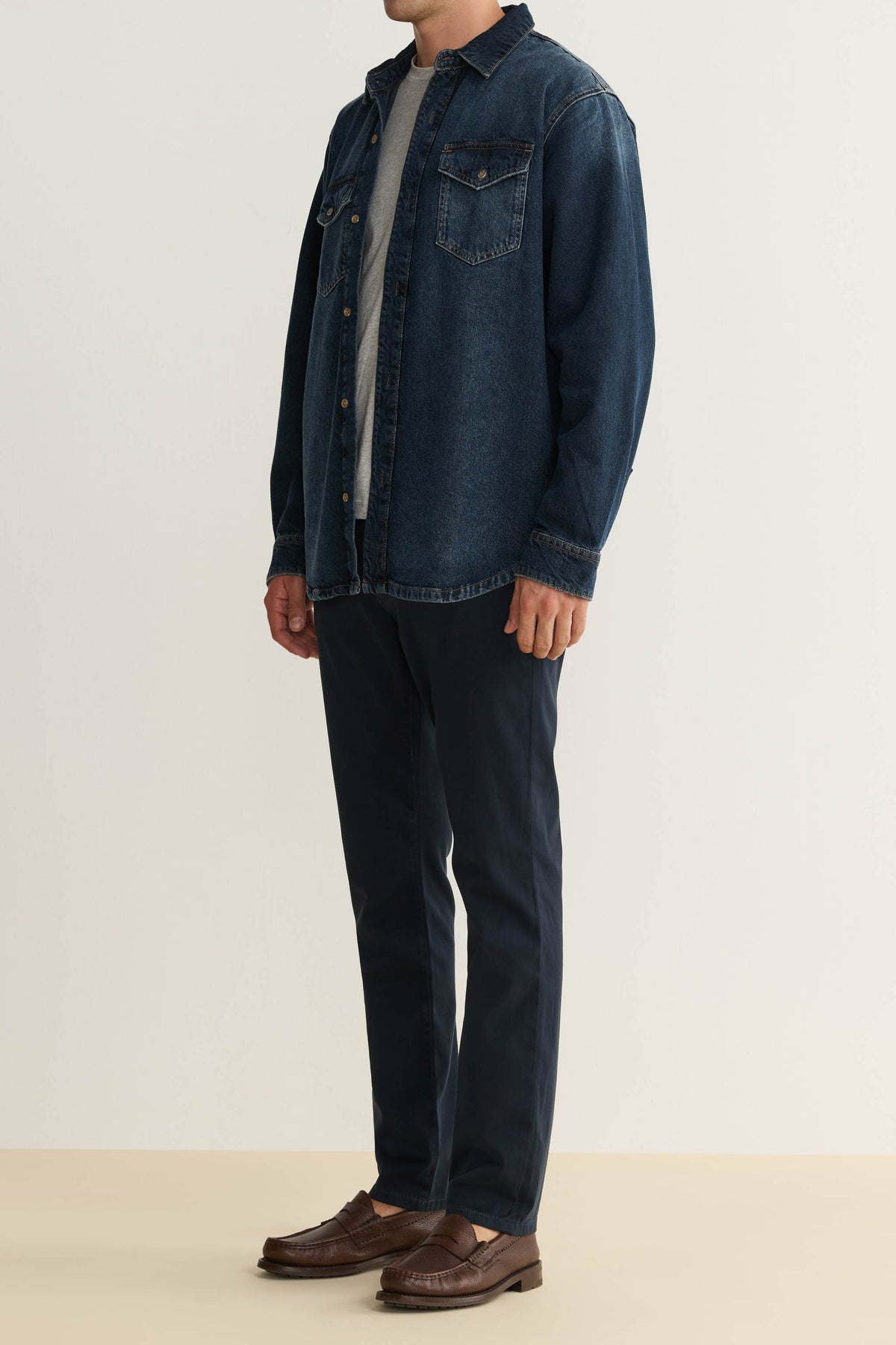 AMS - SLIM PANTS | CARBON BLUE