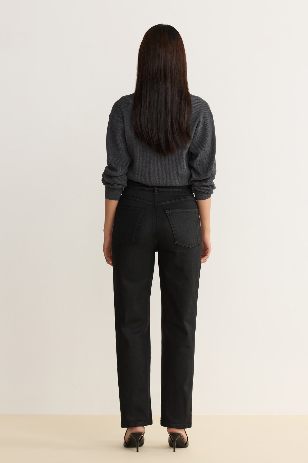 ASE STRETCH - STRAIGHT | NOIR WAX COATED