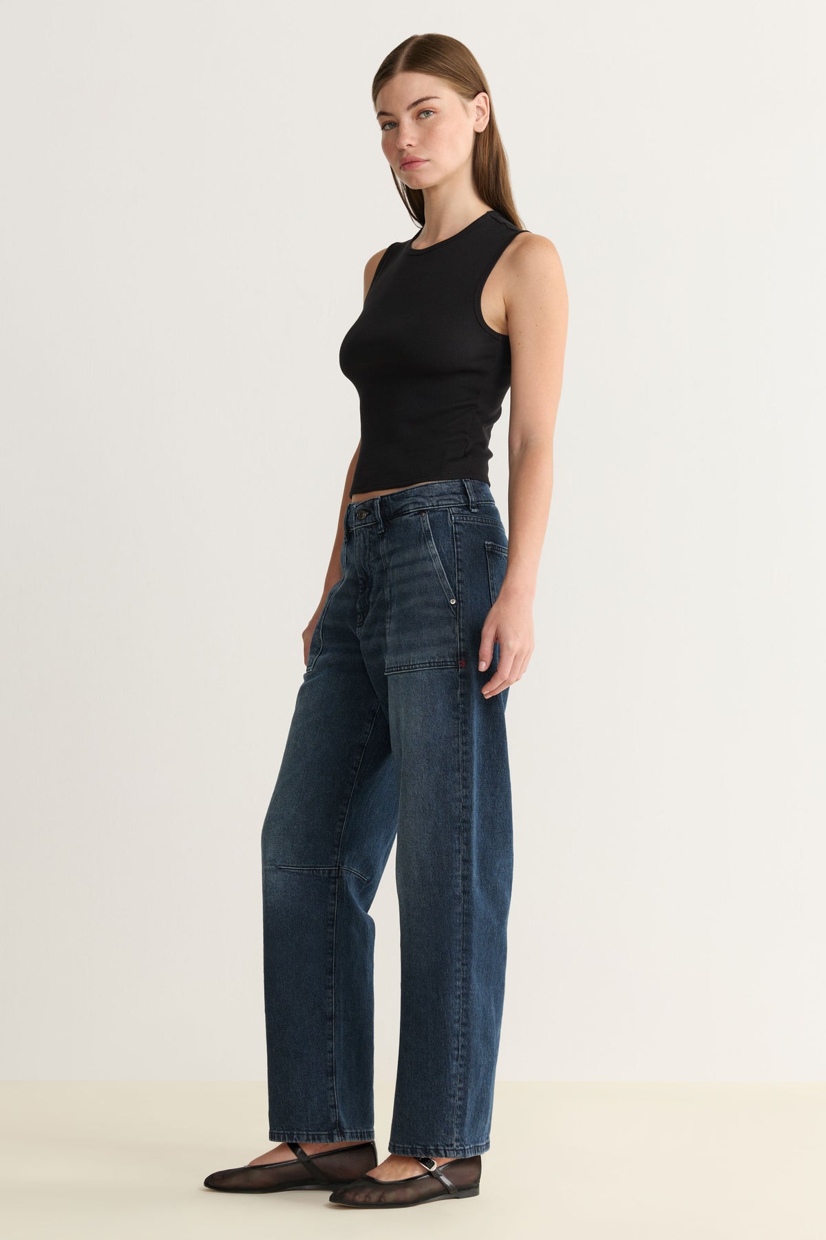 BNA - SOFT CURVE BARREL JEANS | SATURDAY NIGHT