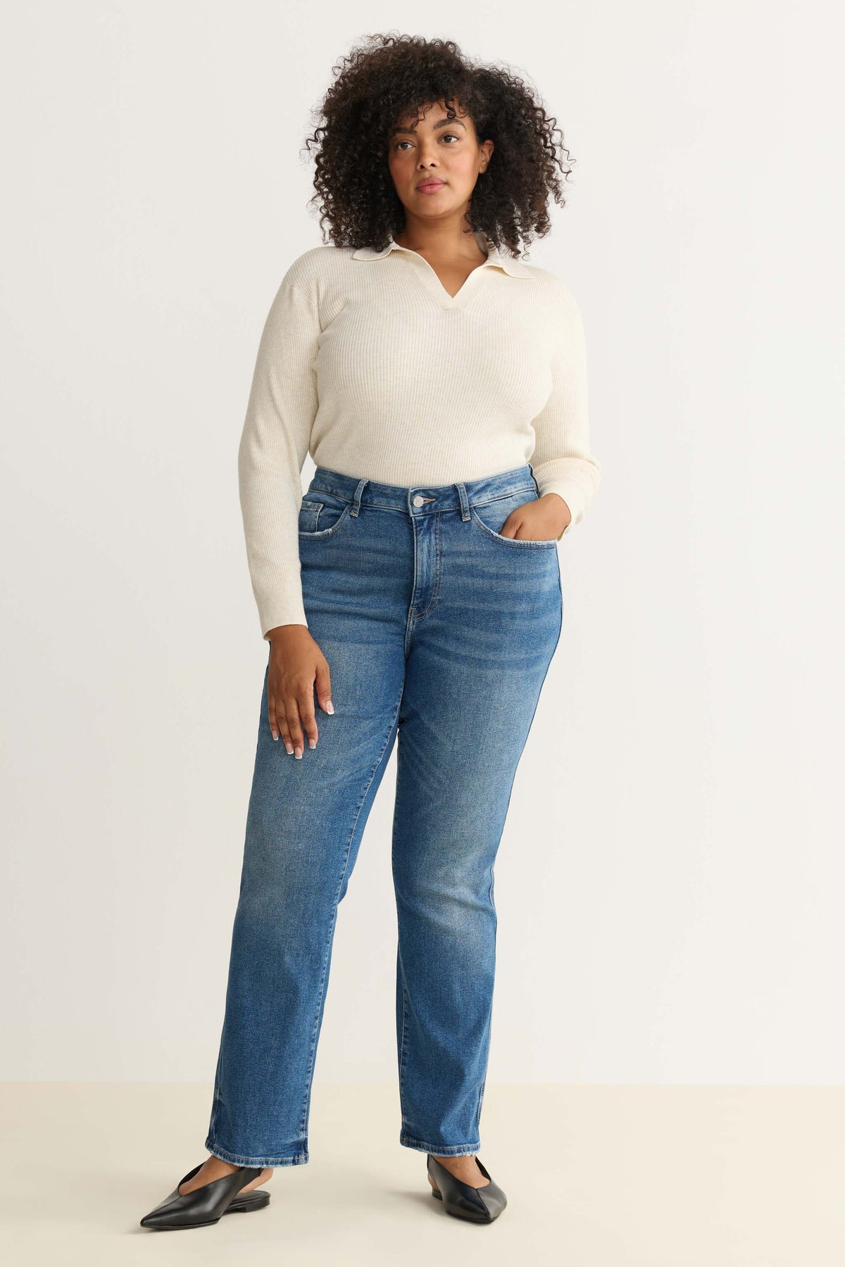 ASE PLUS - STRAIGHT JEANS | CITY GIRL