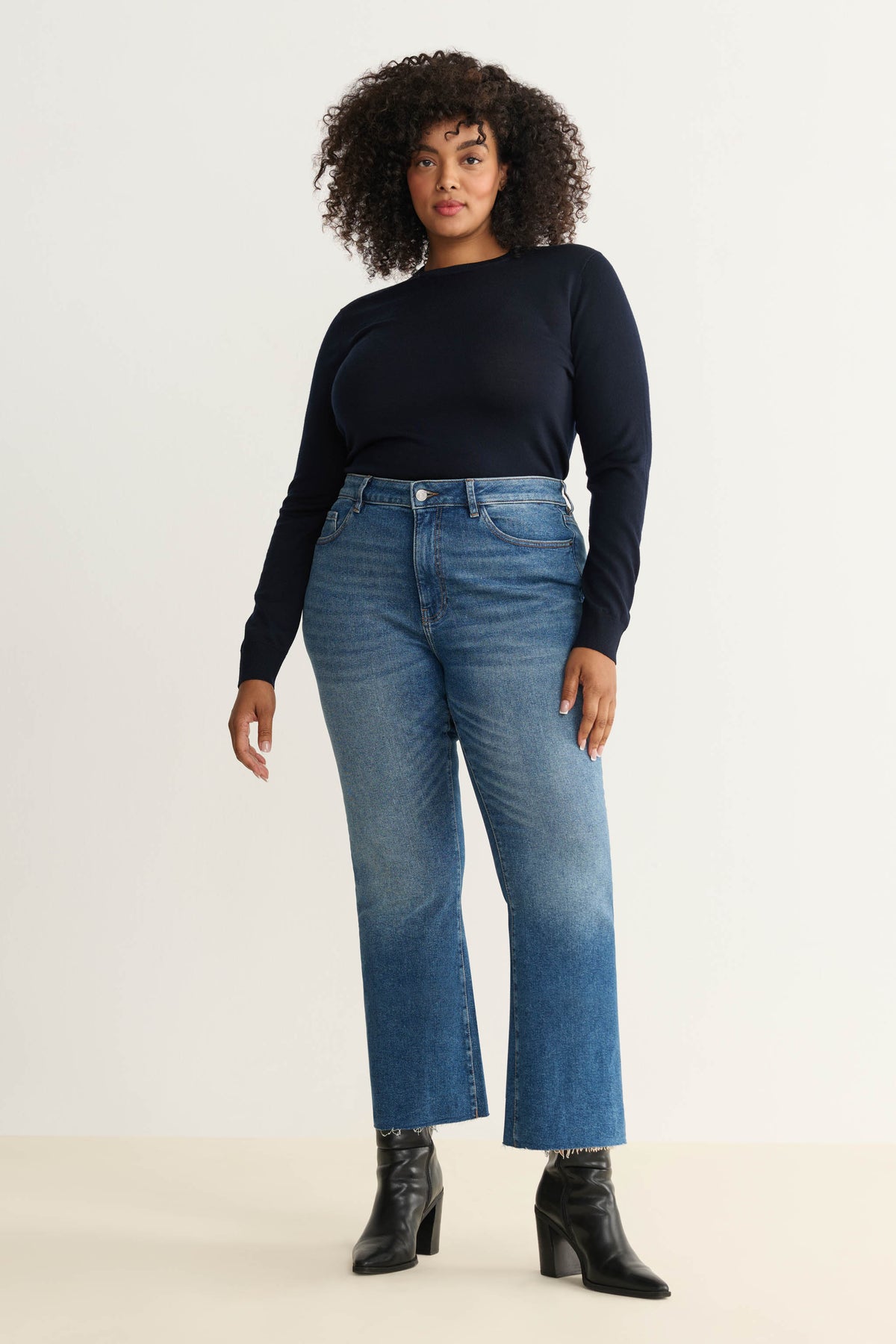 NAO PLUS - HIGH RISE BOOTCUT JEANS | EVERAFTER