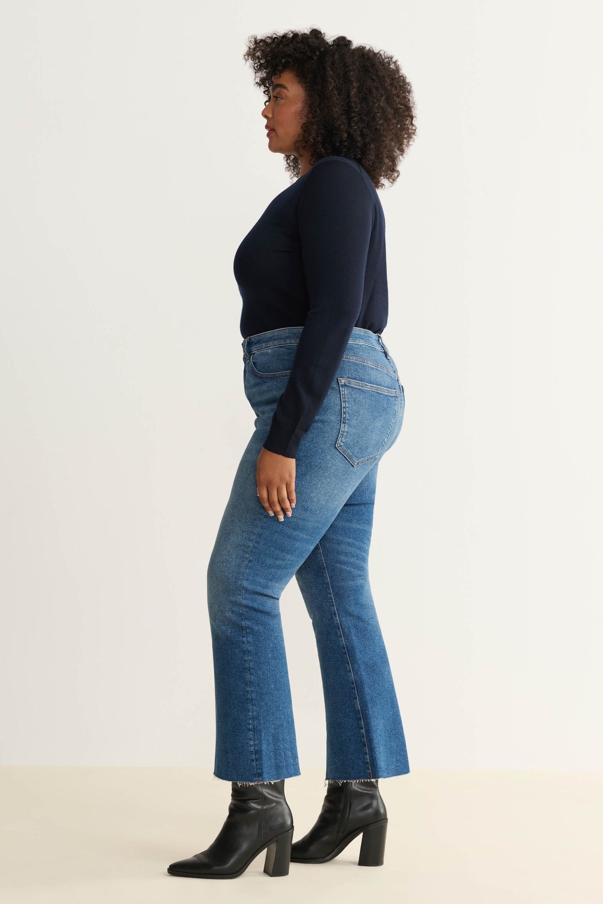 NAO PLUS - HIGH RISE BOOTCUT JEANS | EVERAFTER