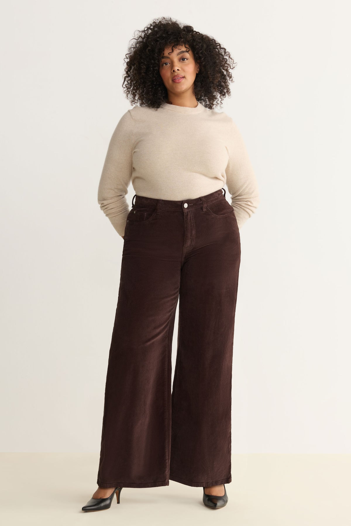 NCE PLUS - WIDE LEG JEANS | AMERICANO