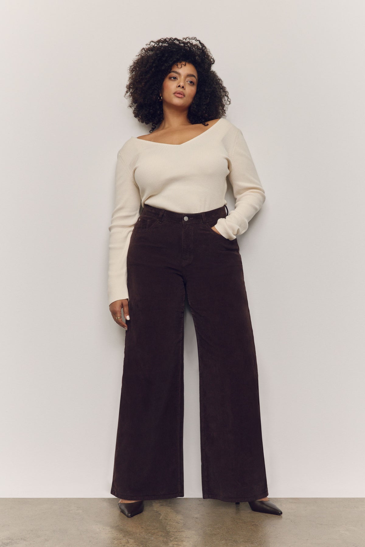 NCE PLUS - WIDE LEG JEANS | AMERICANO