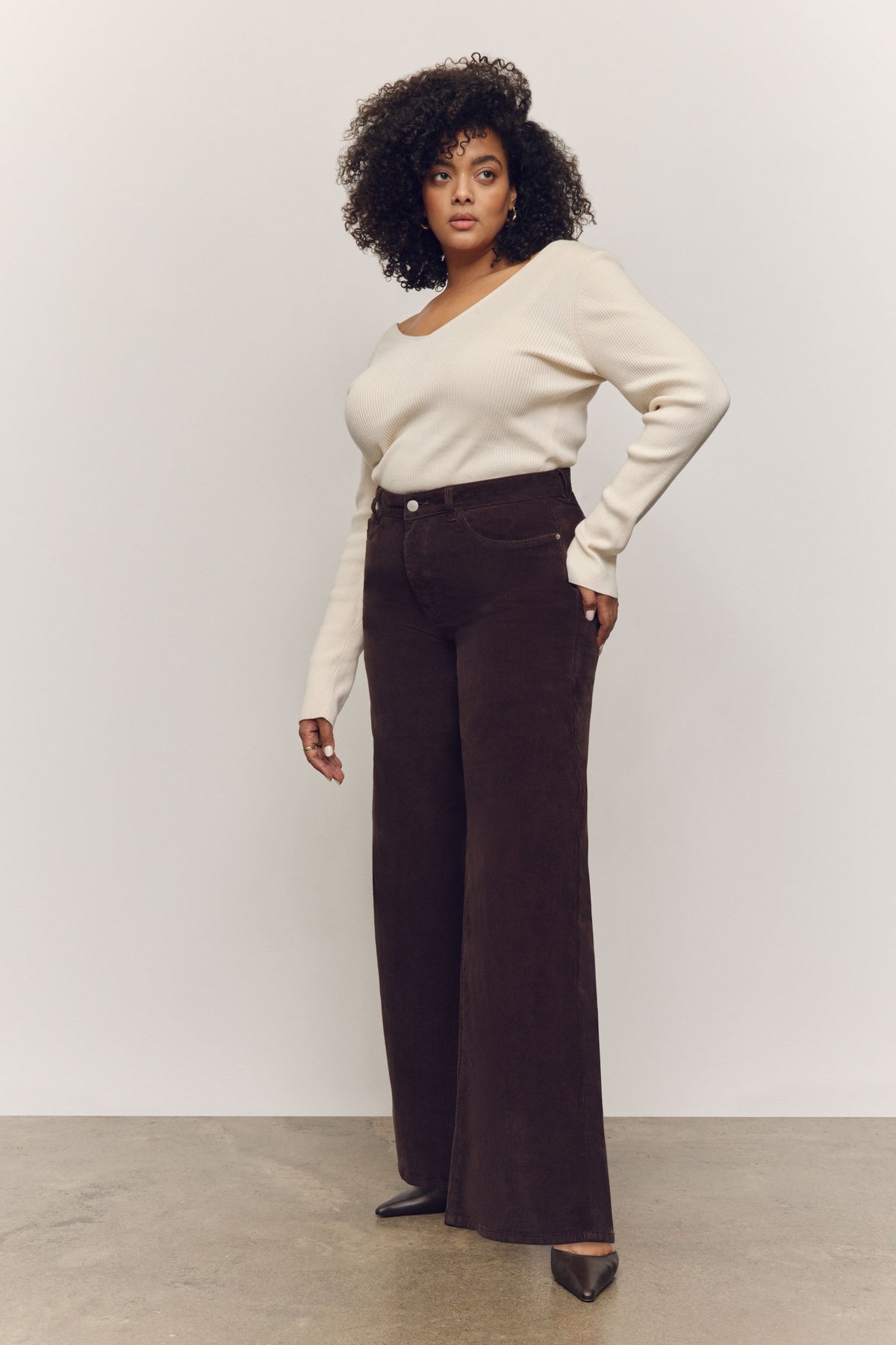 NCE PLUS - WIDE LEG JEANS | AMERICANO