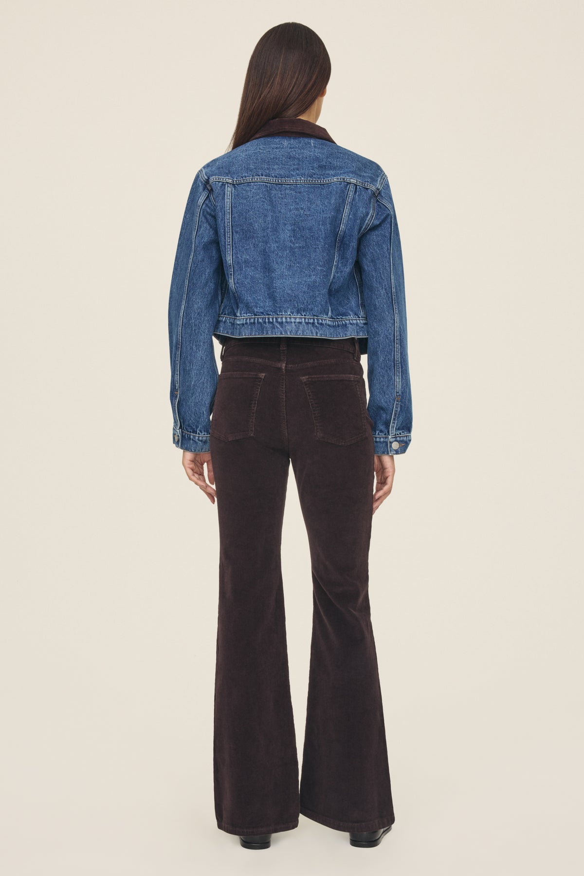 NAO - HIGH RISE BOOTCUT JEANS | AMERICANO