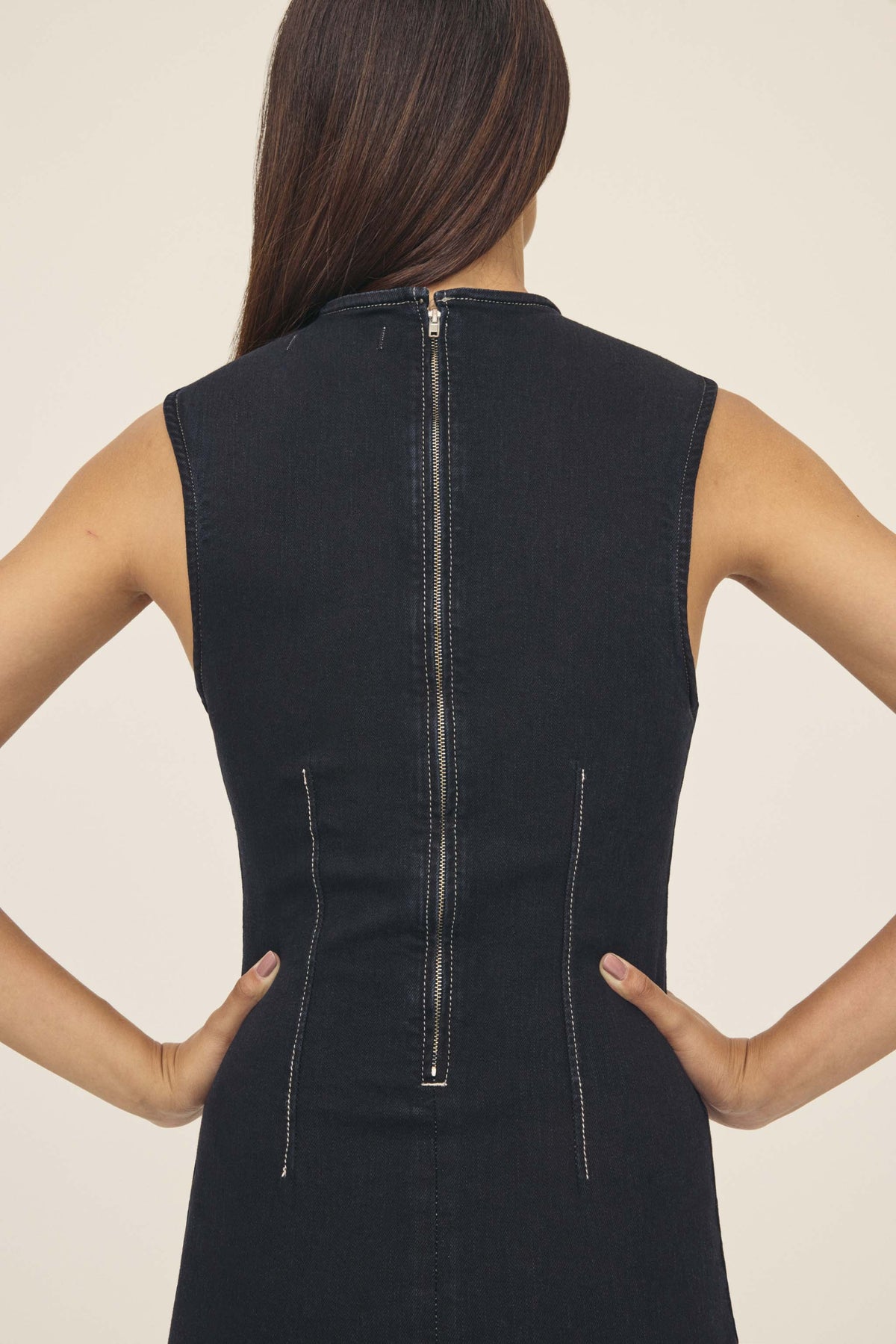 RKV - DENIM MAXI DRESS | DEPTHS