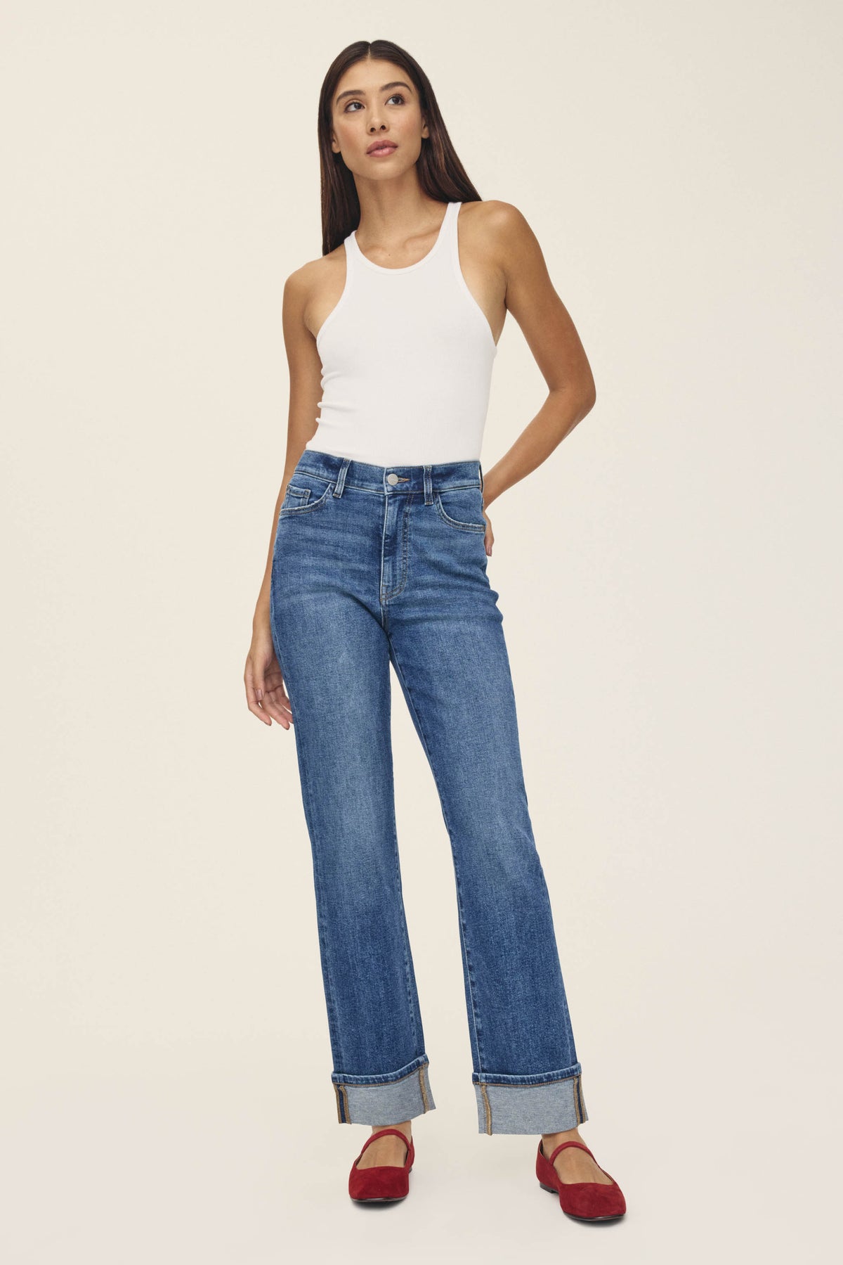 Women's Straight Leg Blue Jean