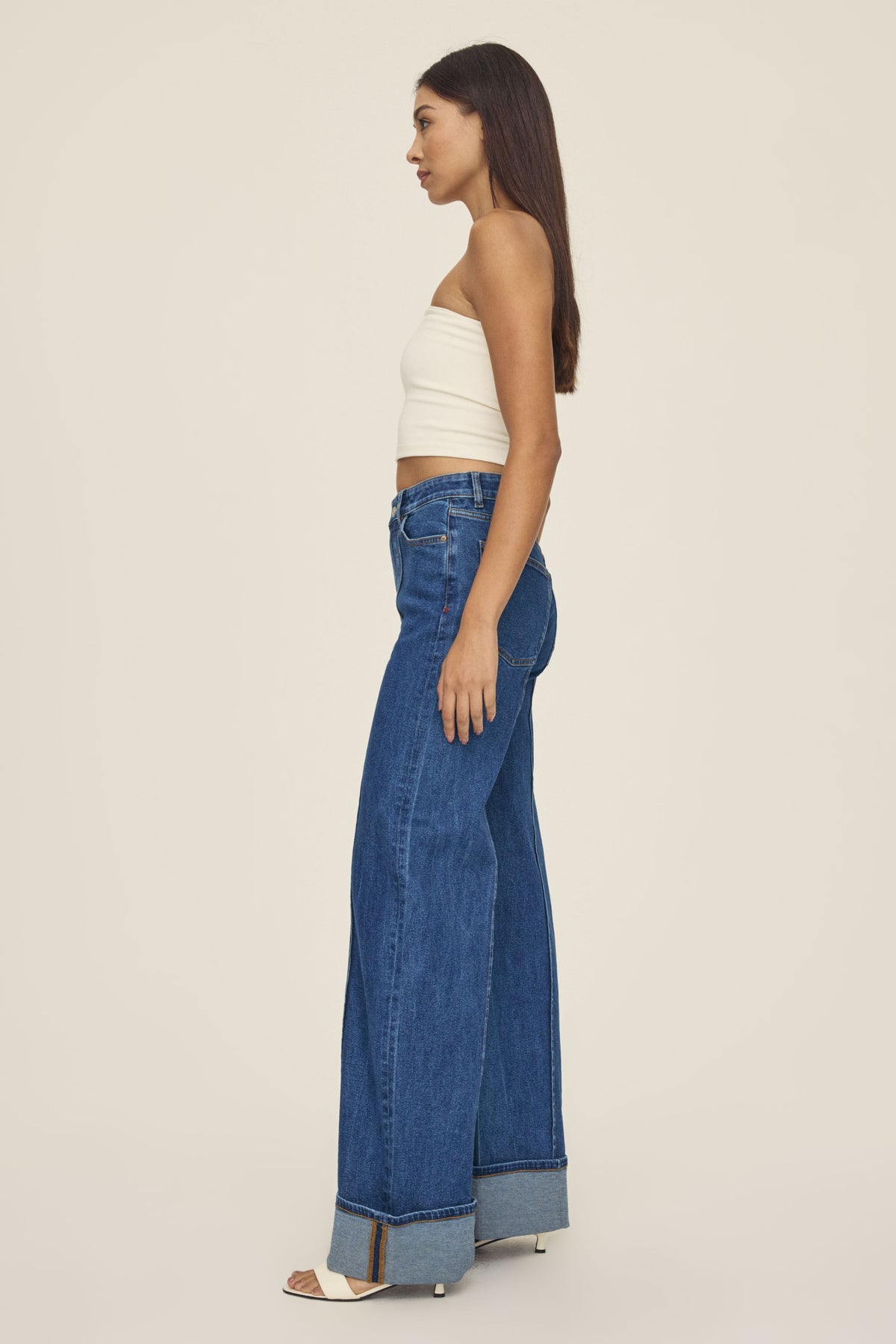 Women's Wide Leg Blue Jean