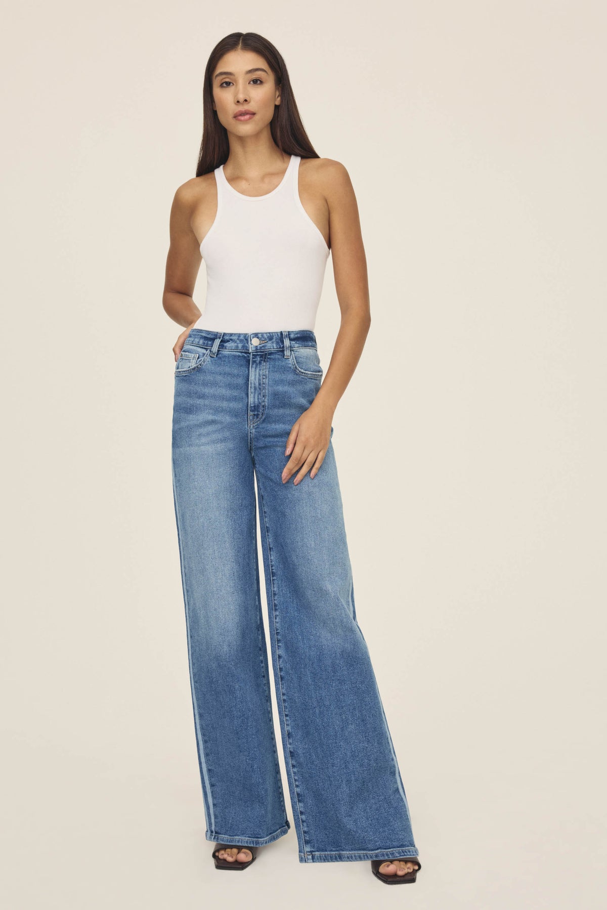 Women's Wide Leg Blue Jean