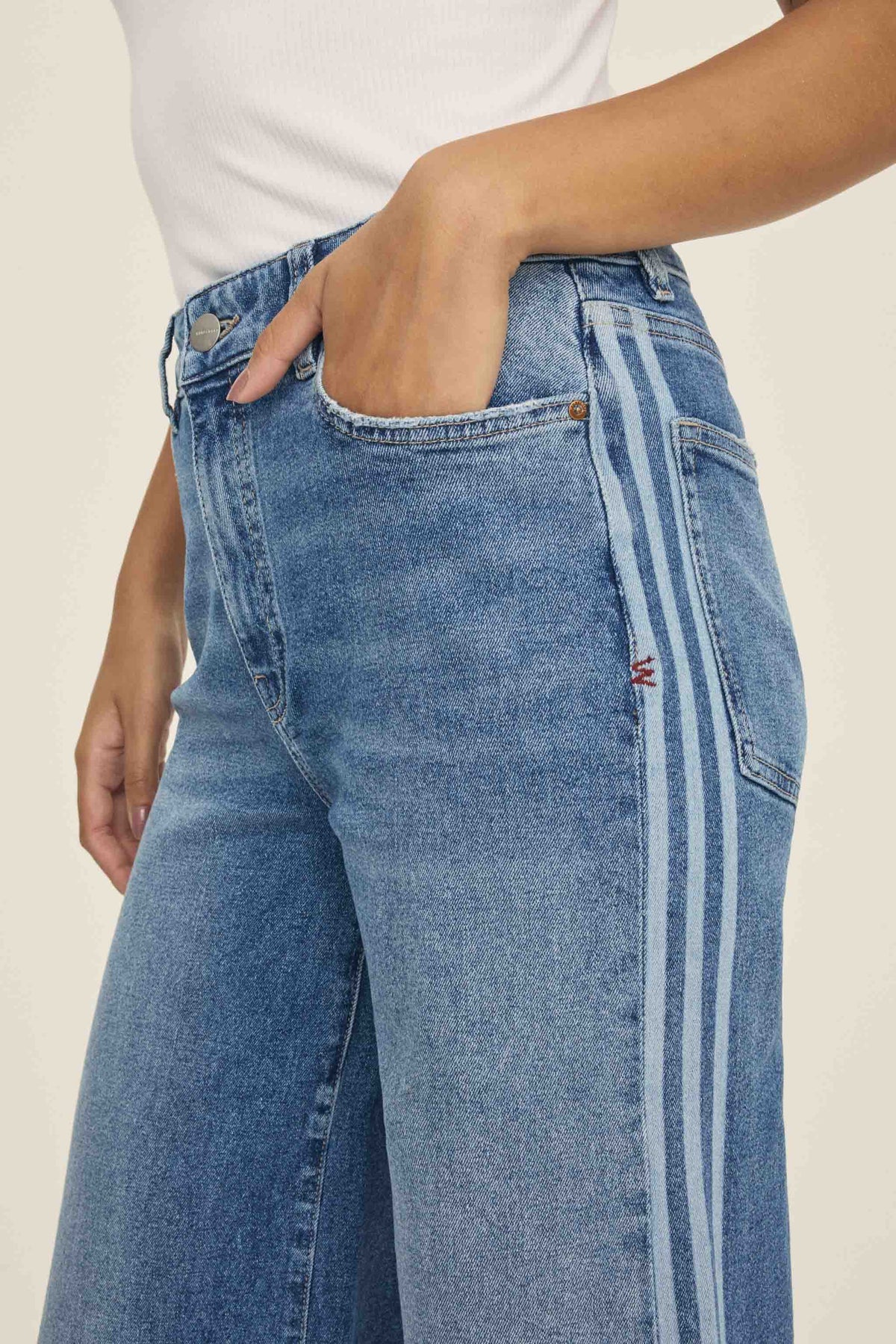 Women's Wide Leg Blue Jean