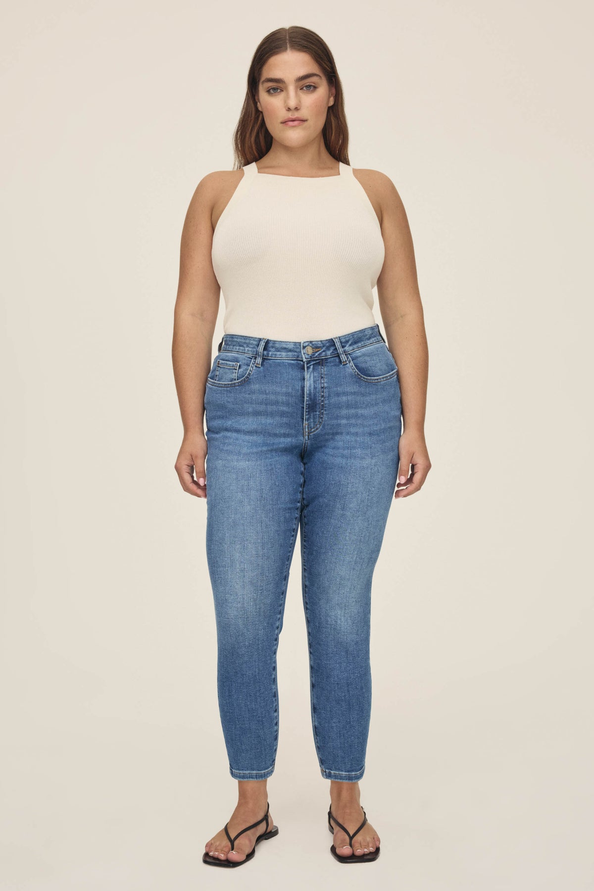 Women's Plus Skinny Blue Jean