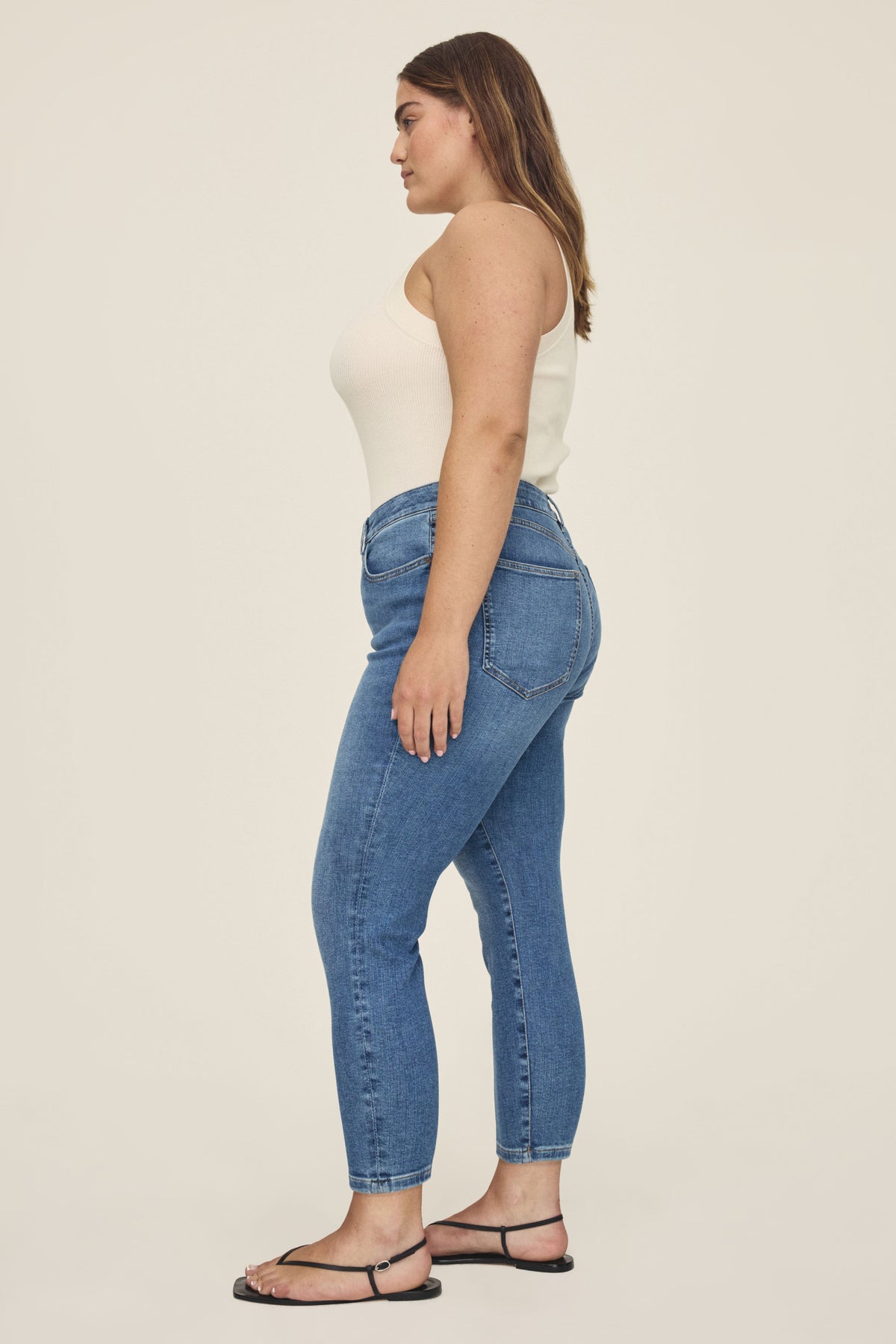 Women's Plus Skinny Blue Jean