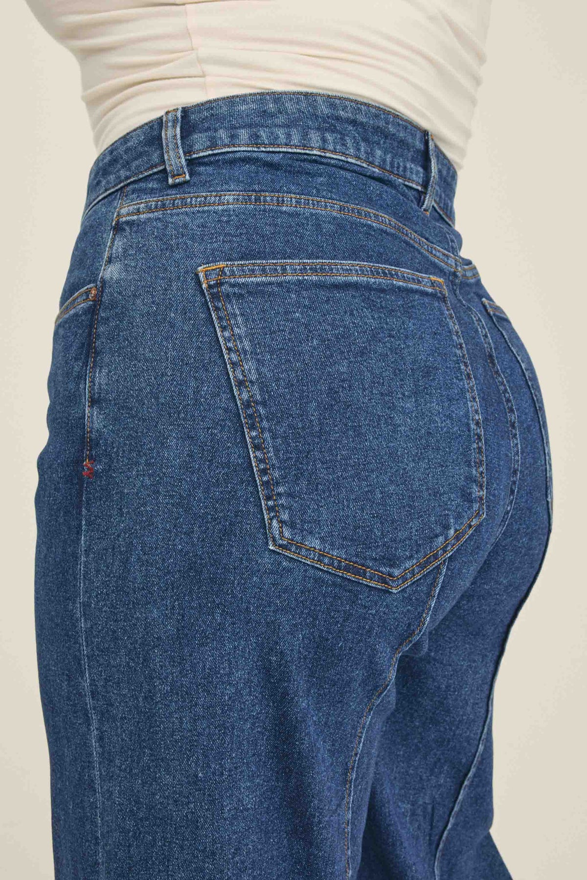 Women's Plus Wide Leg Blue Jean