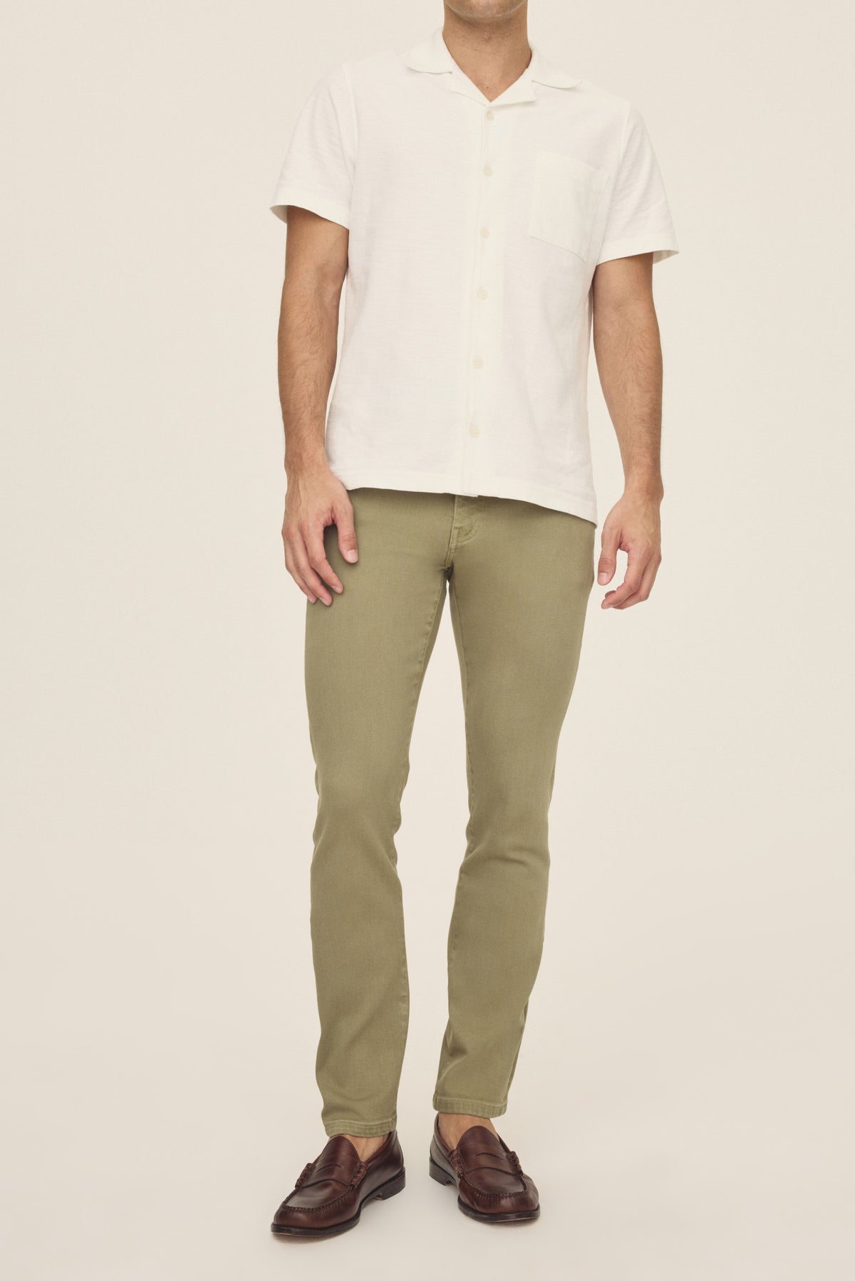 Men's Slim Green Jean