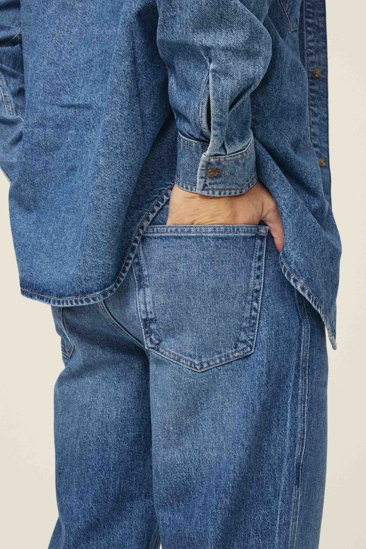 Men's Relaxed Straight Blue Jean