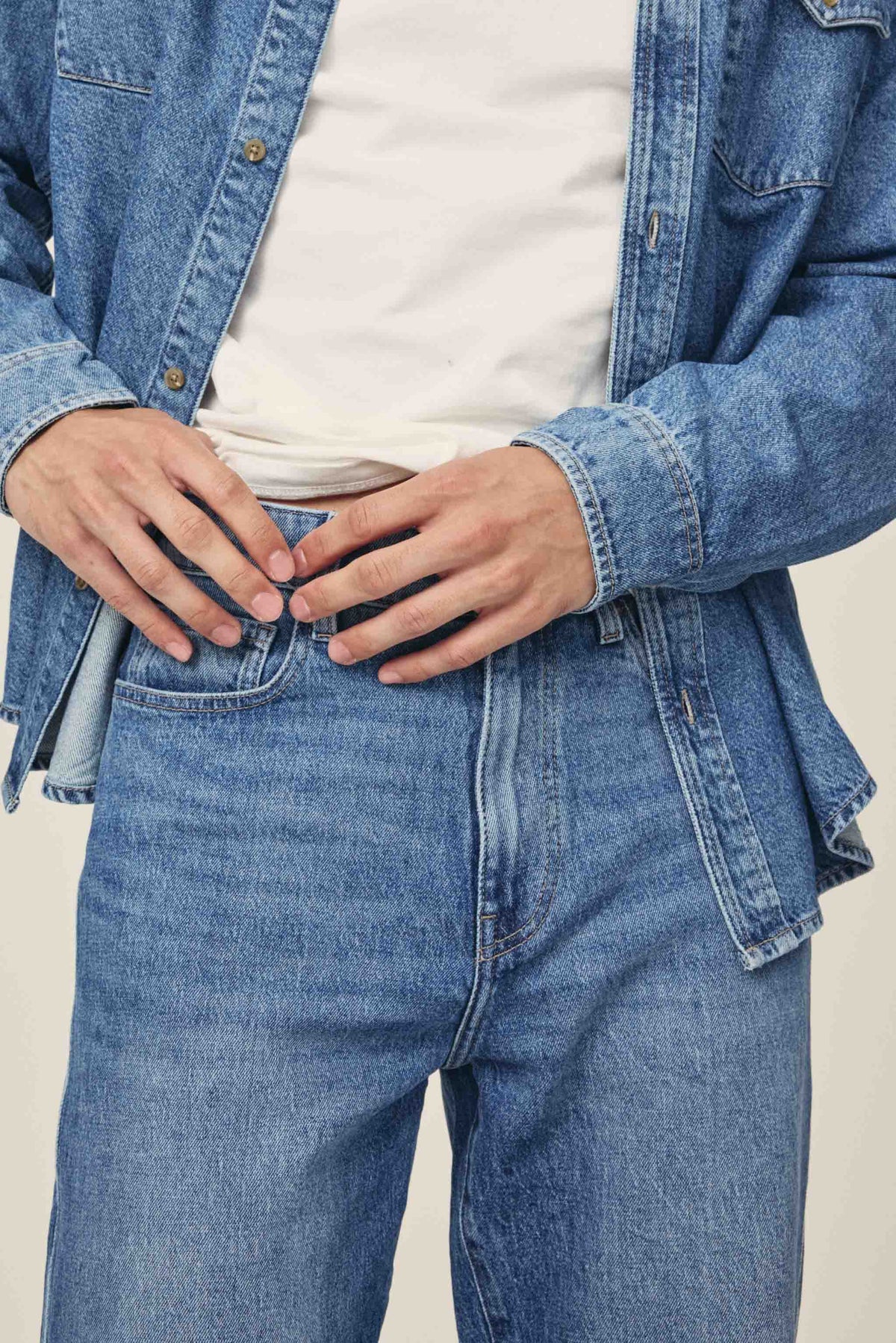 Men's Relaxed Straight Blue Jean