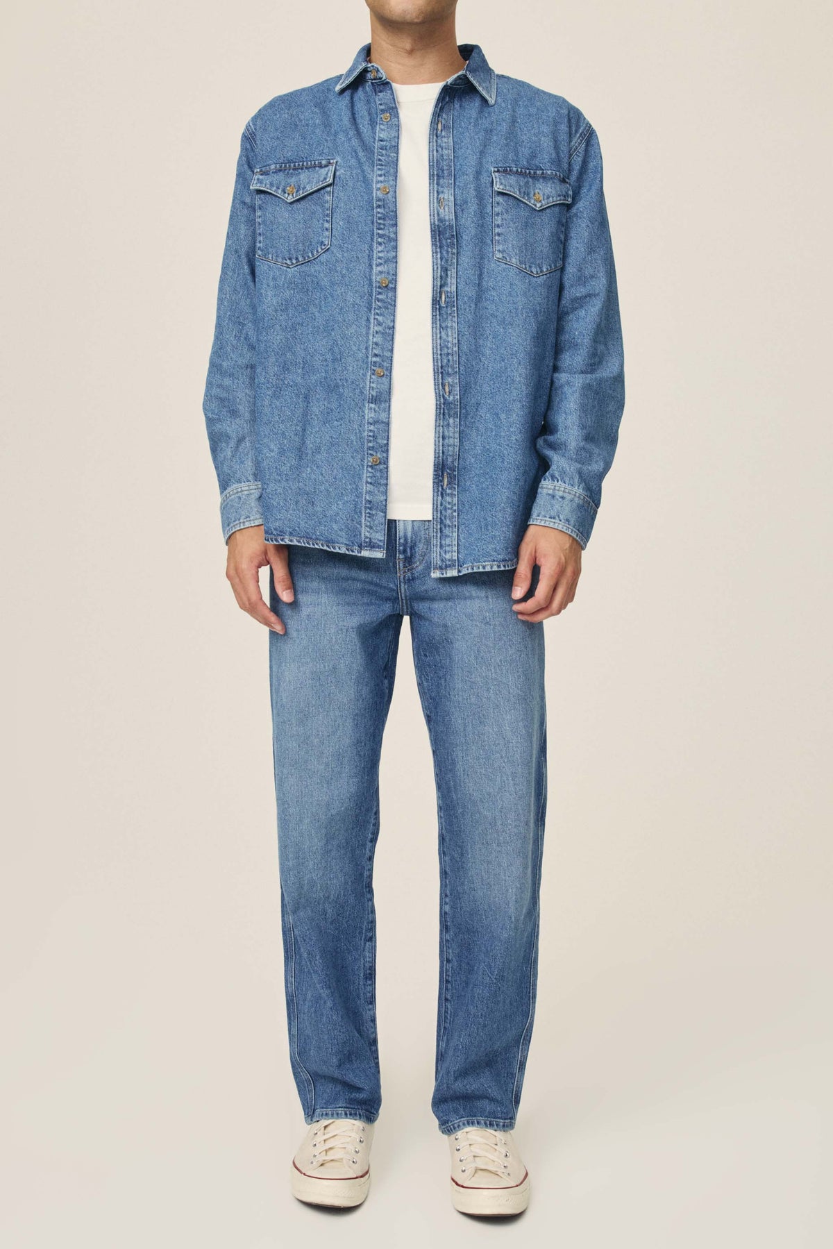 Men's Relaxed Straight Blue Jean