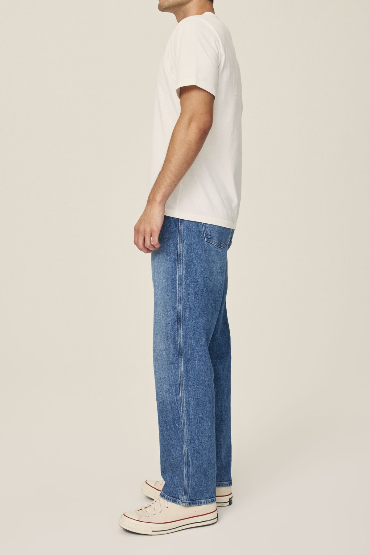 Men's Relaxed Straight Blue Jean