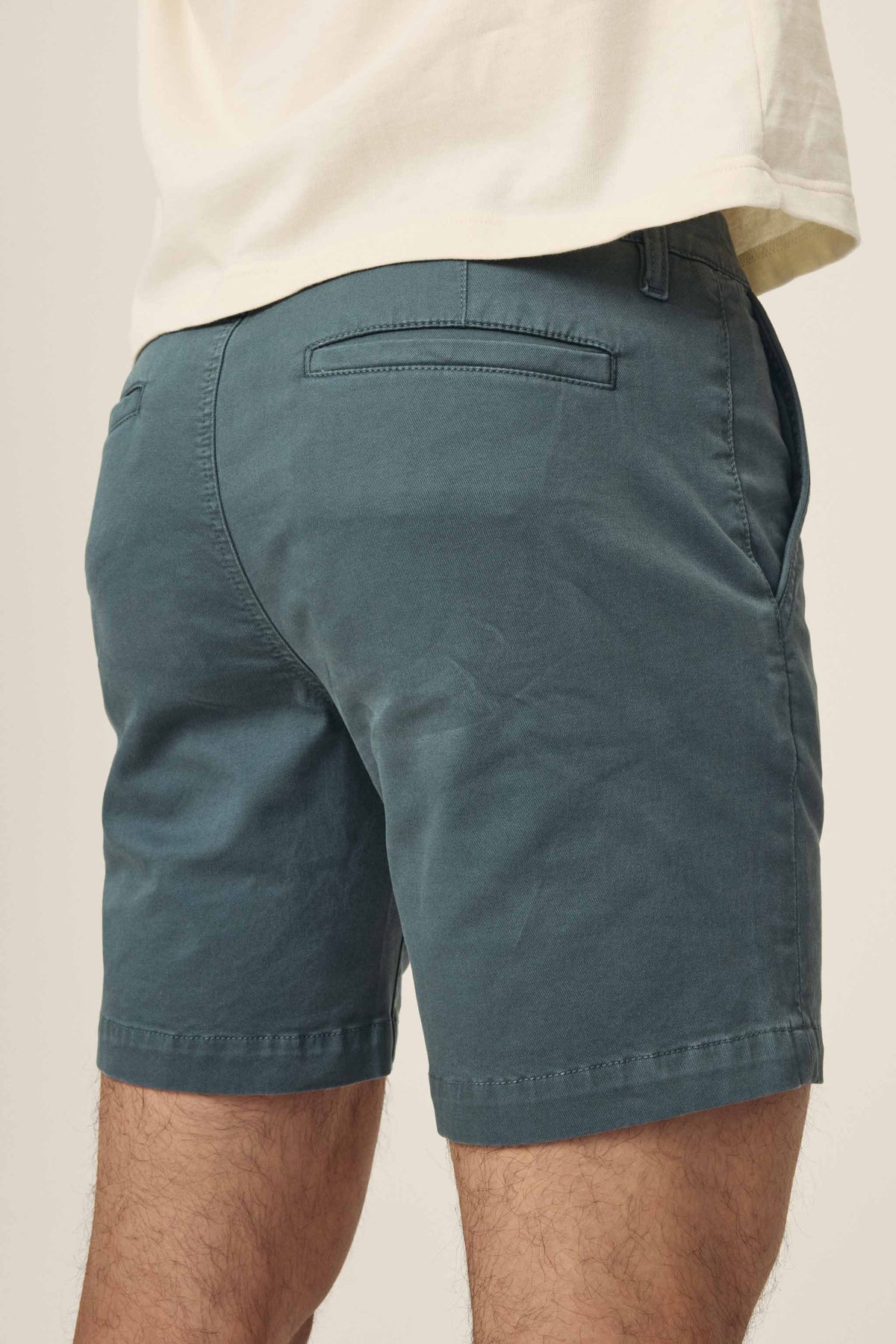 Men's Blue-Green Twill Short