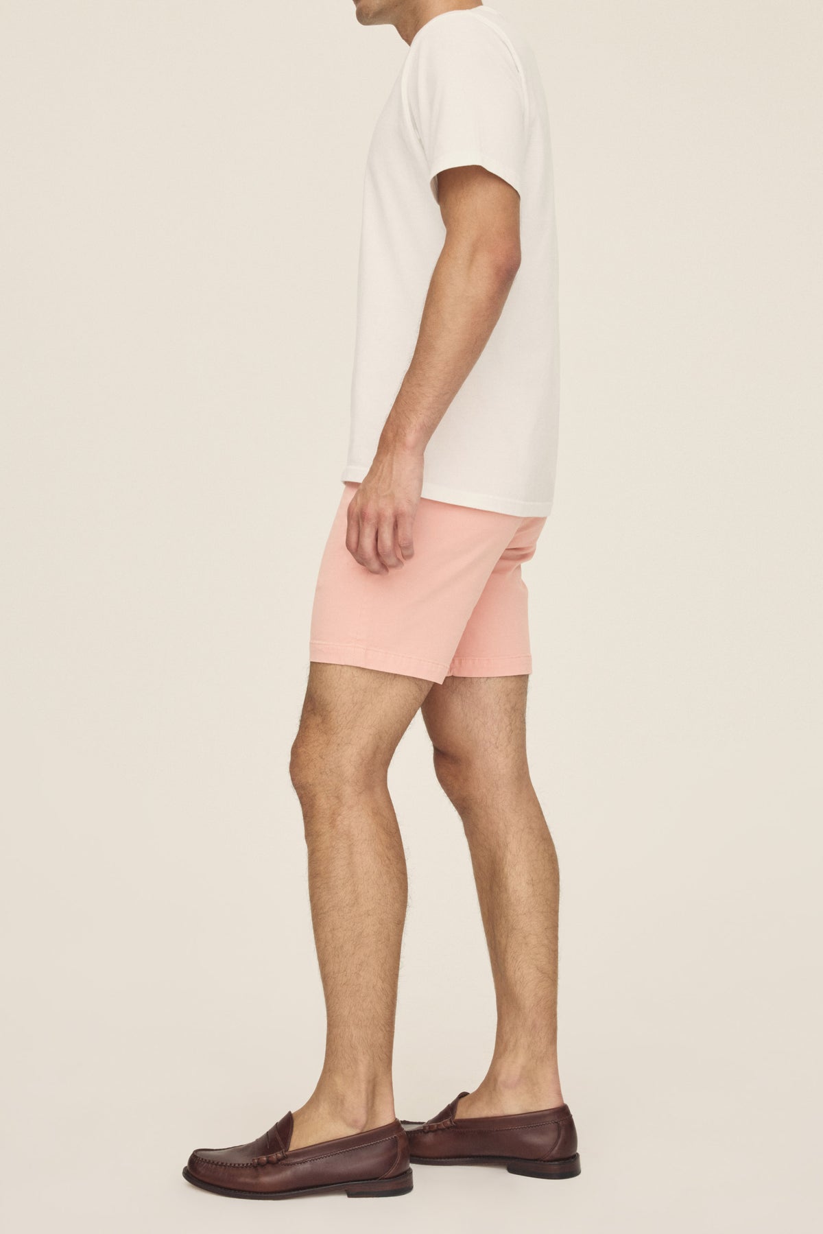 Men's Pink Twill Short