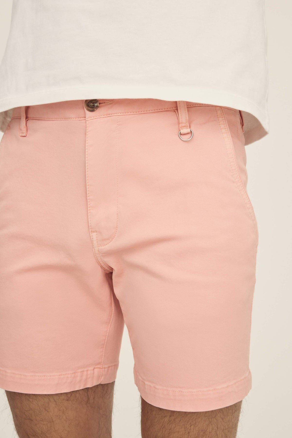 Men's Pink Twill Short