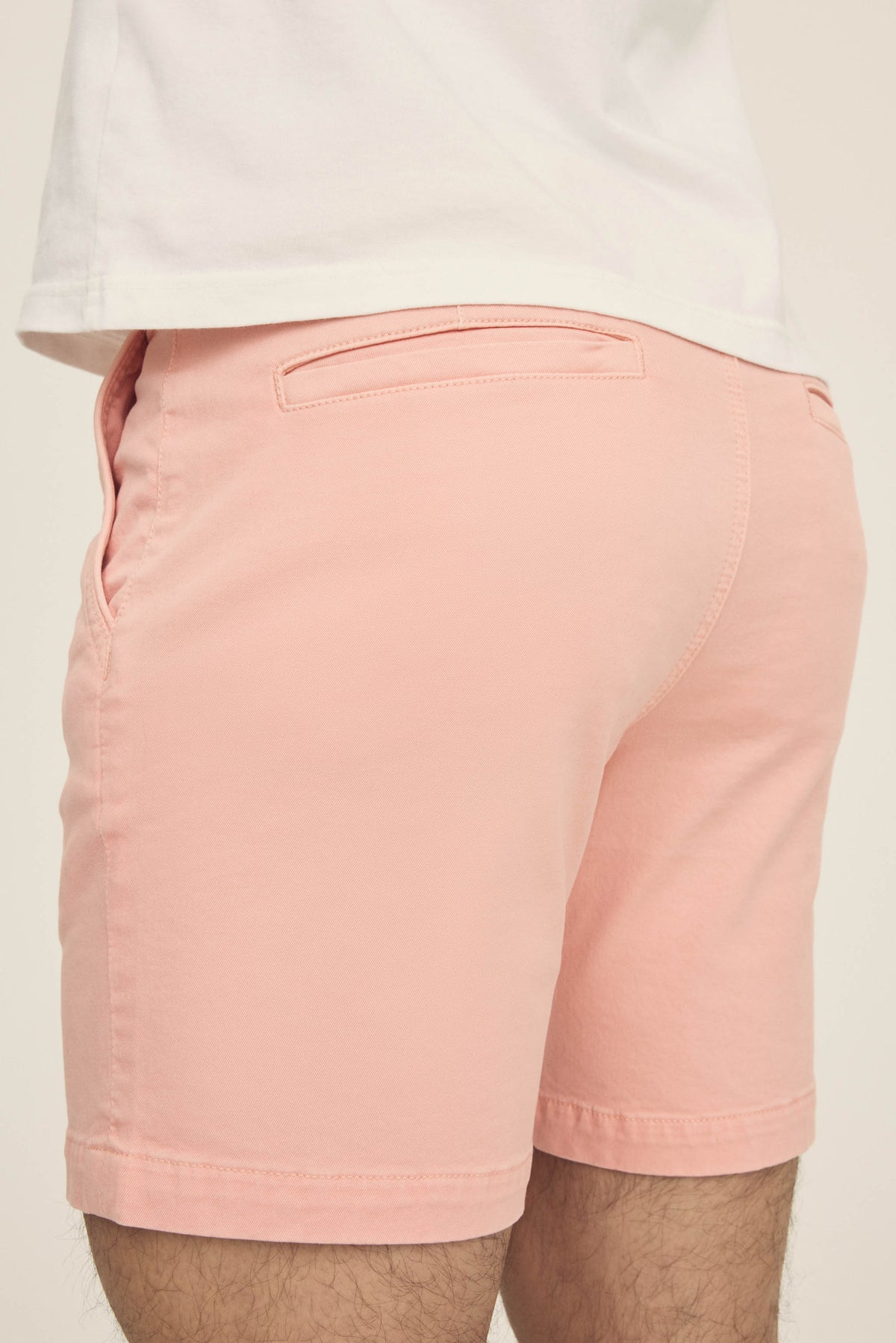Men's Pink Twill Short