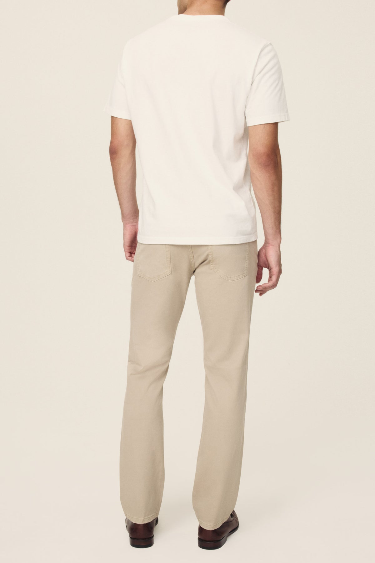 Men's Straight Khaki Twill Pant