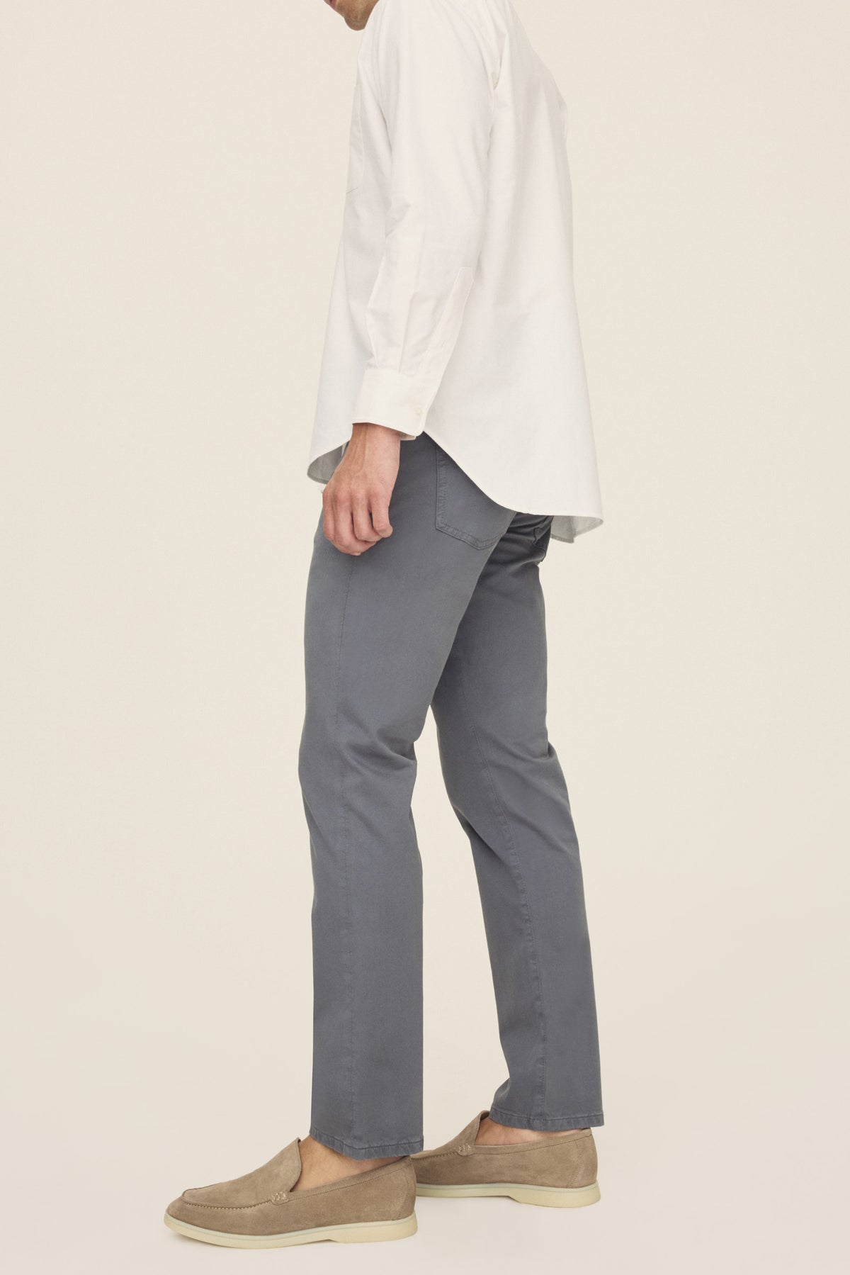 Men's Straight Blue Twill Pant