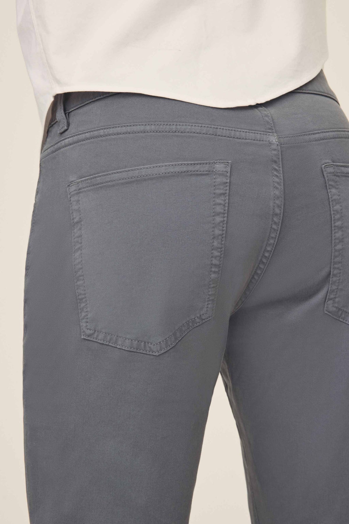 Men's Straight Blue Twill Pant