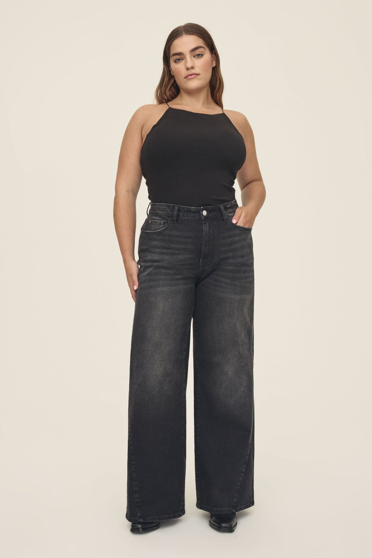 NCE PLUS - WIDE LEG JEANS  | PAID IN FULL