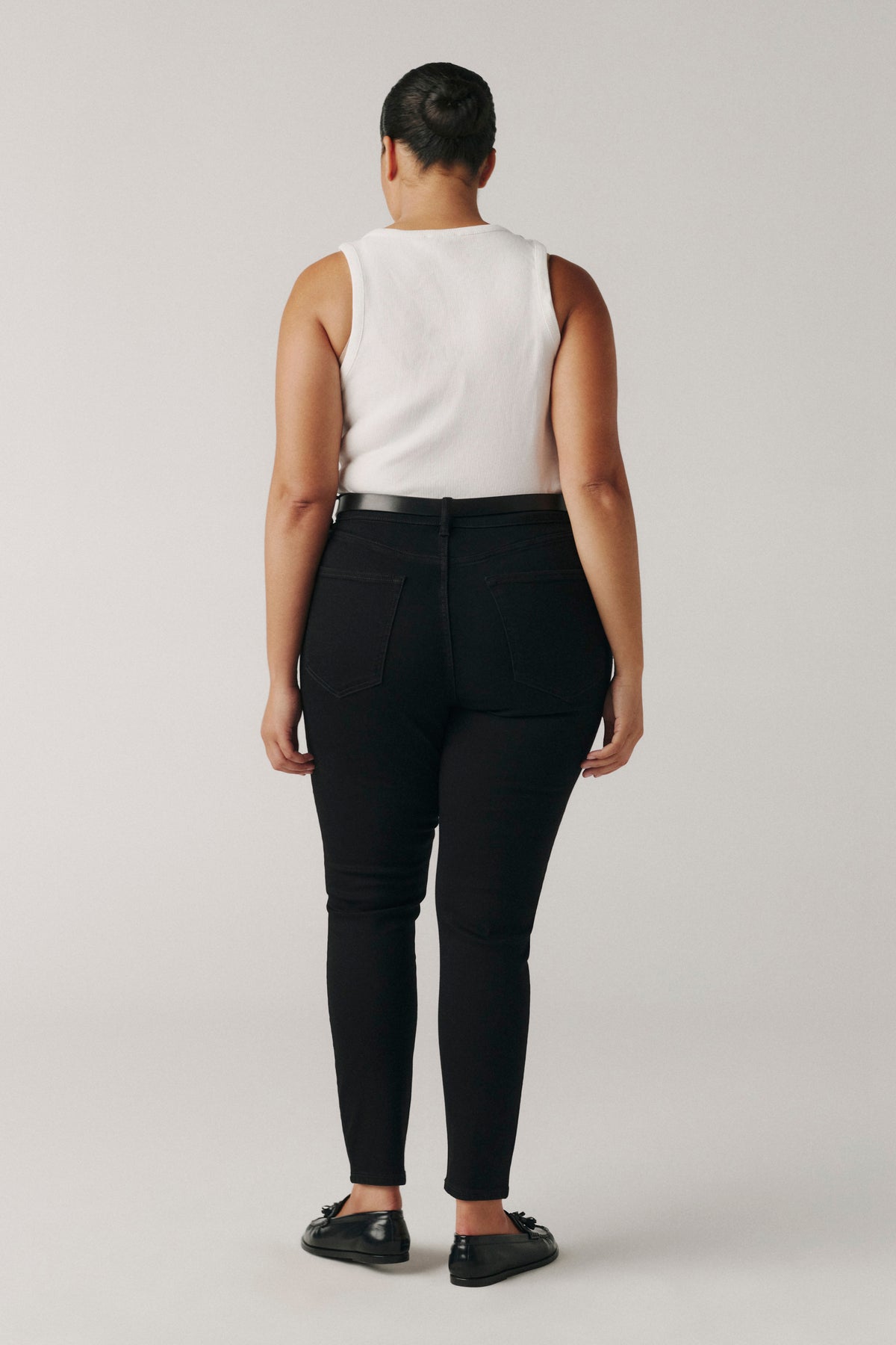 JFK PLUS - SKINNY JEANS | JET BLACK