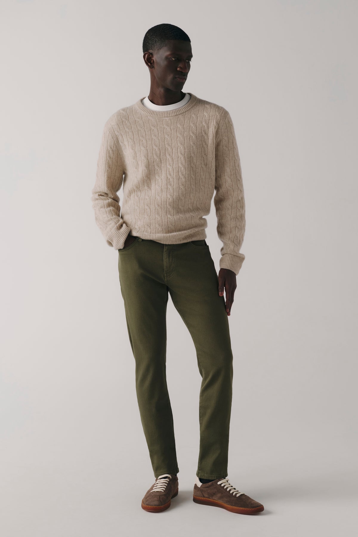 HND - SKINNY JEANS | MOSS GREEN