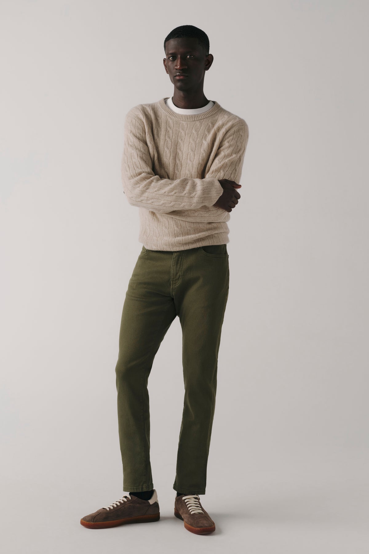 HND - SKINNY JEANS | MOSS GREEN
