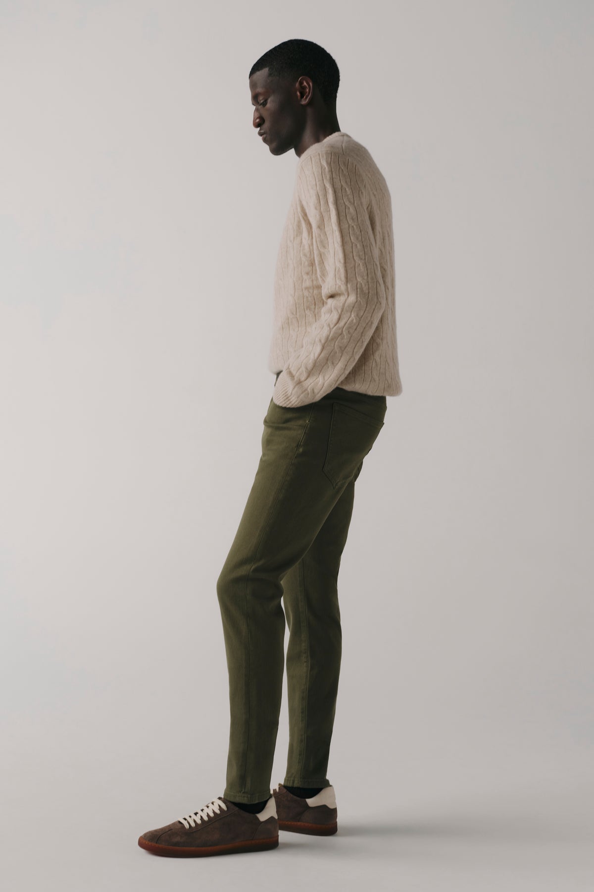 HND - SKINNY JEANS | MOSS GREEN