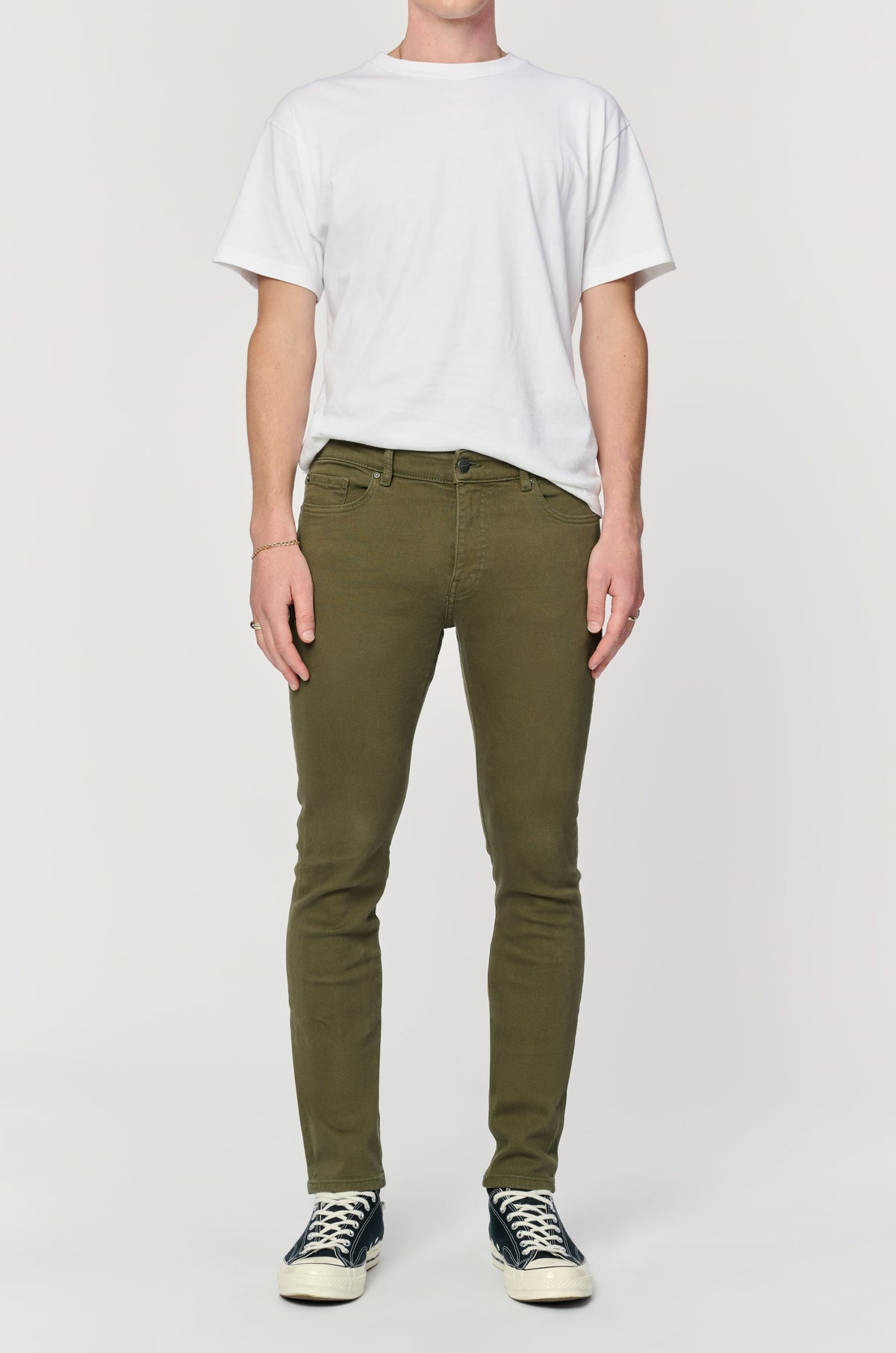 HND - SKINNY JEANS | MOSS GREEN